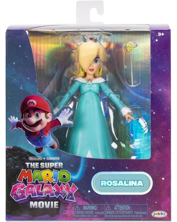 Super Mario Galaxy Movie Rosalina 5 inch Inch Figure