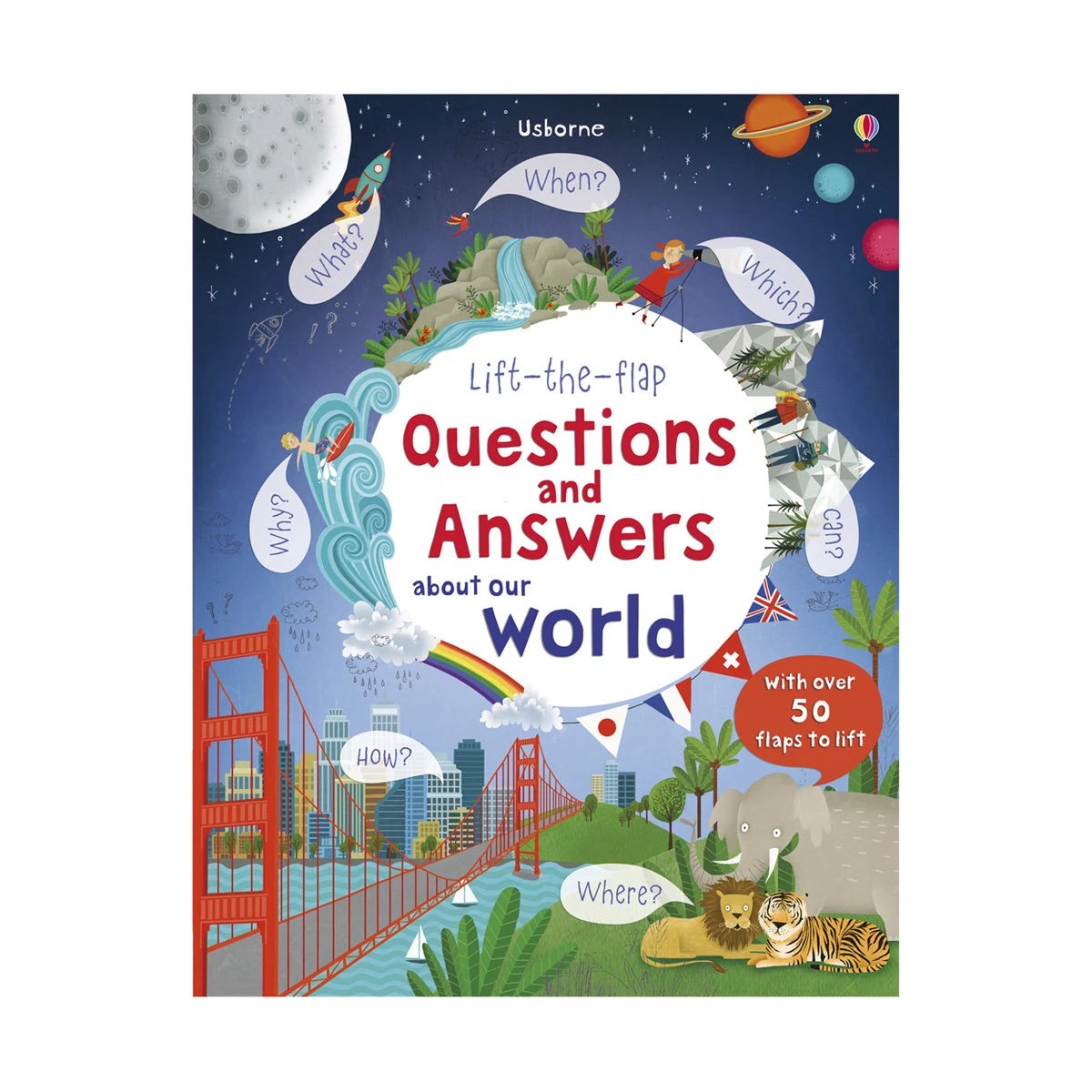 1 Usborne Lift-The-Flap: Questions and Answers About Our World - Book
