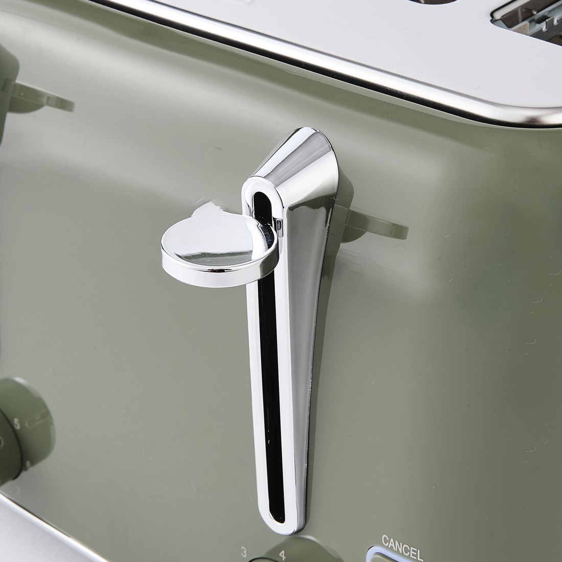 6 4 Slice Retro Toaster - Green, 6 of 8