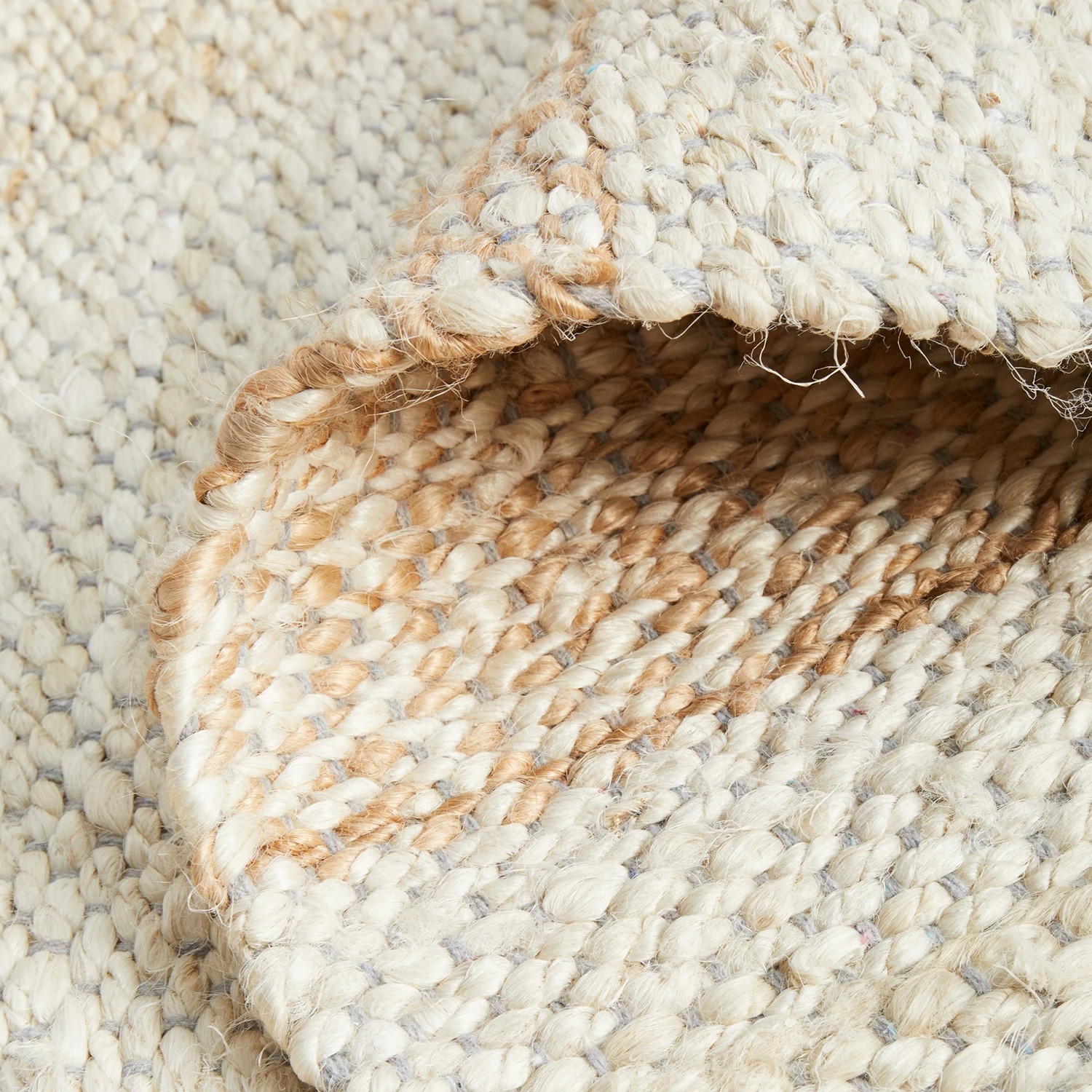 9 Common Ground Rugs Noosa 555 400x80cm Runner - Large Hand Braided Jute Rug - Natural White - Natural, 9 of 9