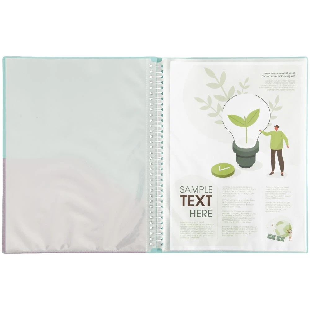 4 Otto A4 Fixed Display Book 20 Pockets Mint, 4 of 4