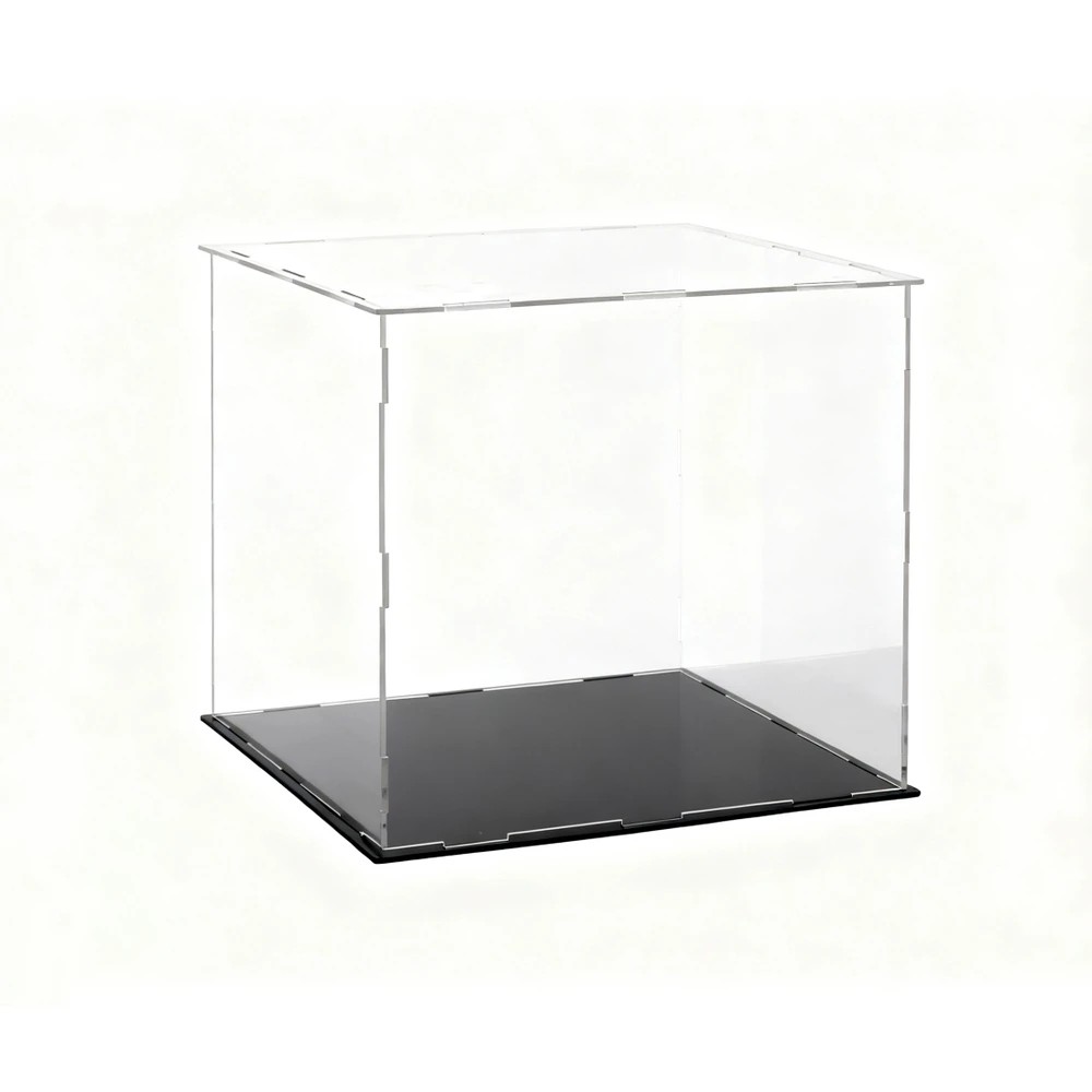 1 Artiss Clear Acrylic Display Case Dustproof Protection Box For Car Toys 30CM - Natural, 1 of 10
