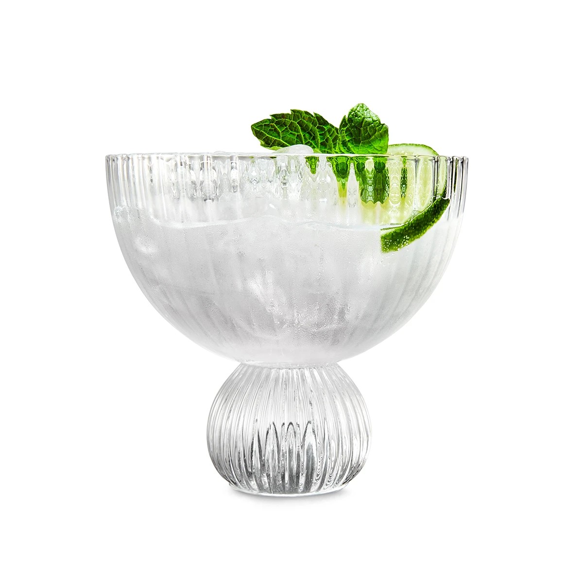 3 4 Linear Cocktail and Gin Glasses, 3 of 5