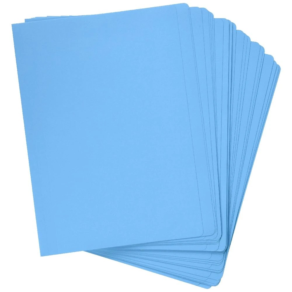 2 J.Burrows A4 Manila Folder Blue 25 Pack, 2 of 4