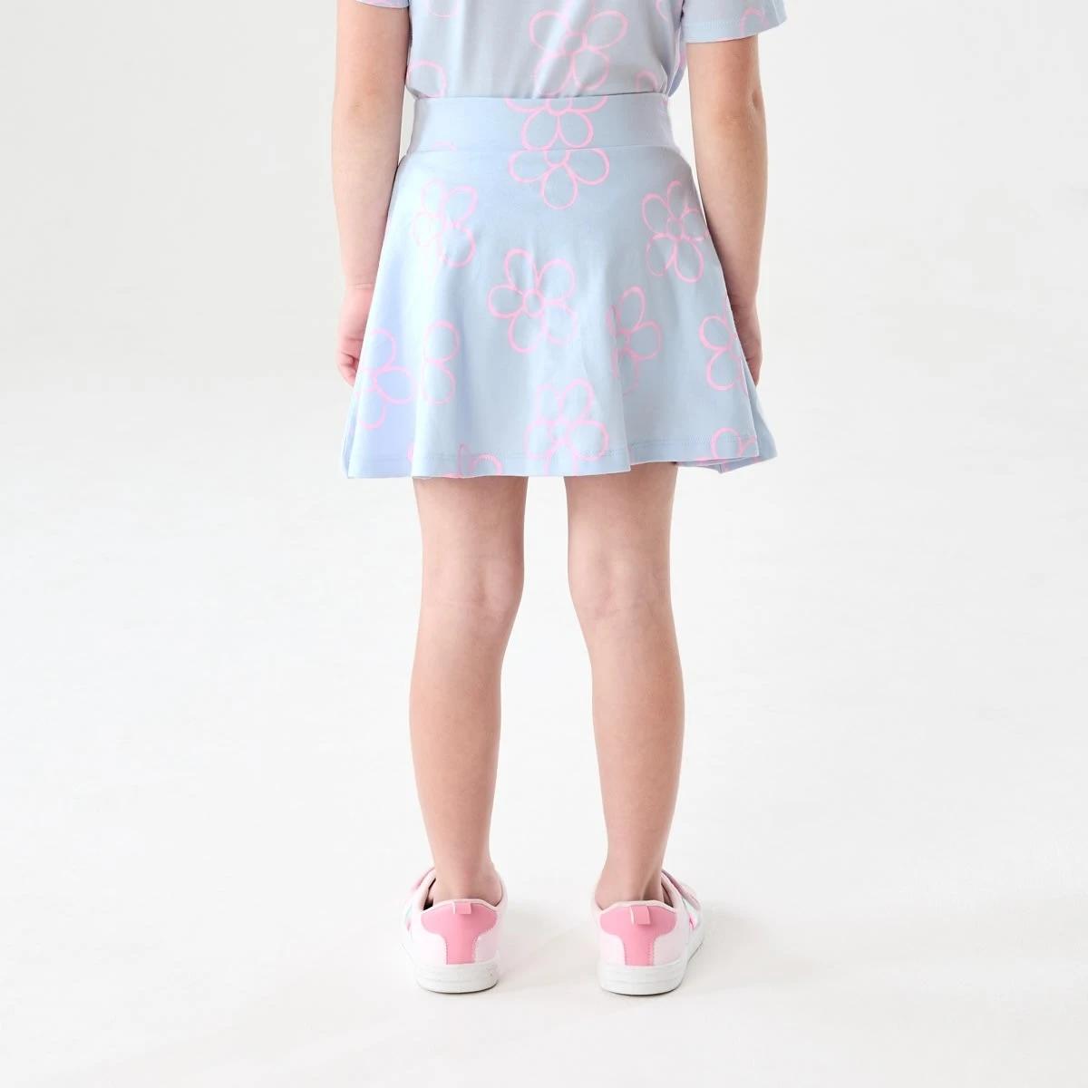 2 Knit Skort OUTLINED DAISY ICEMIST, 2 of 6