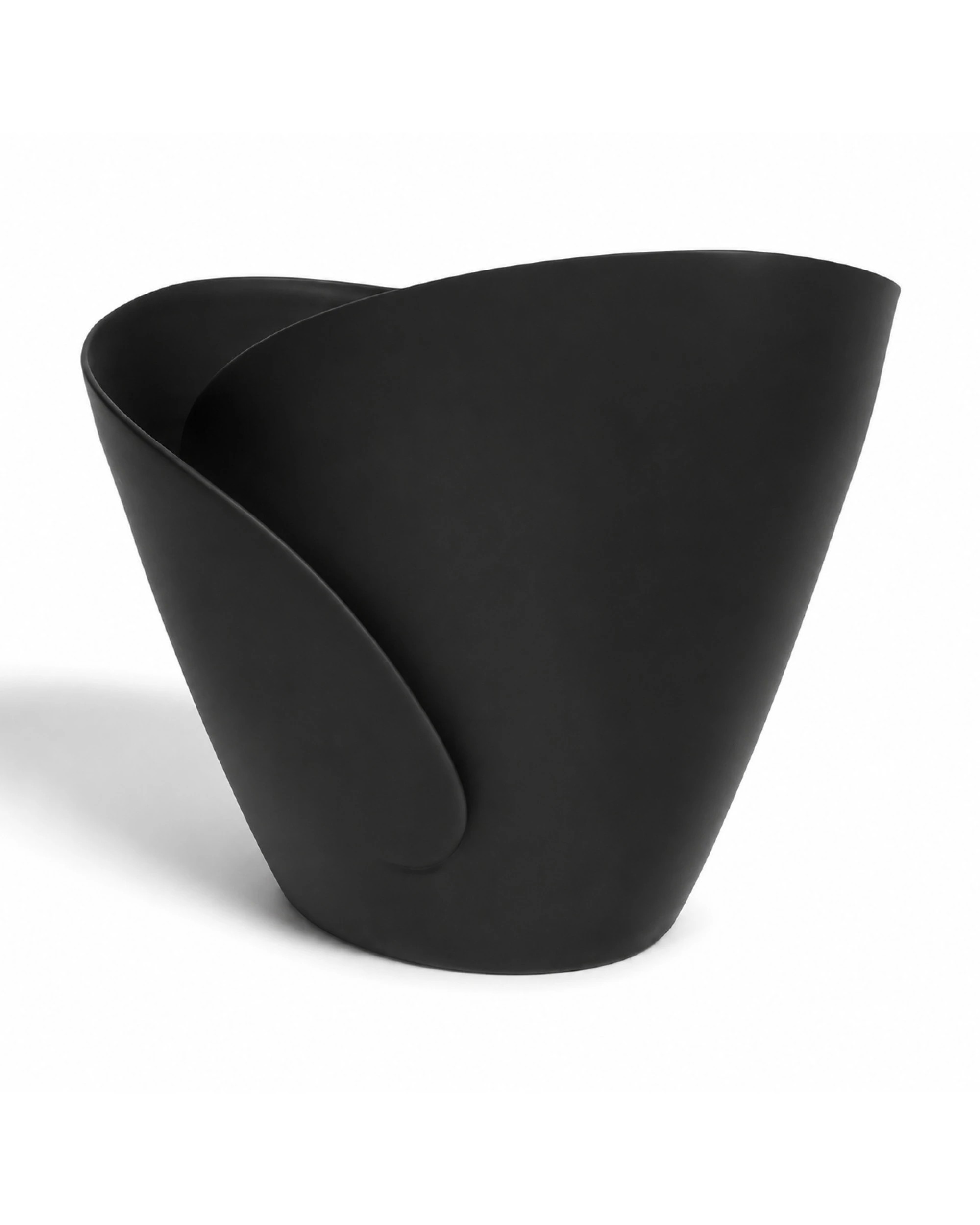 1 One Six Eight London Mika Sculptural Vase - 35cm - Black, 1 of 2