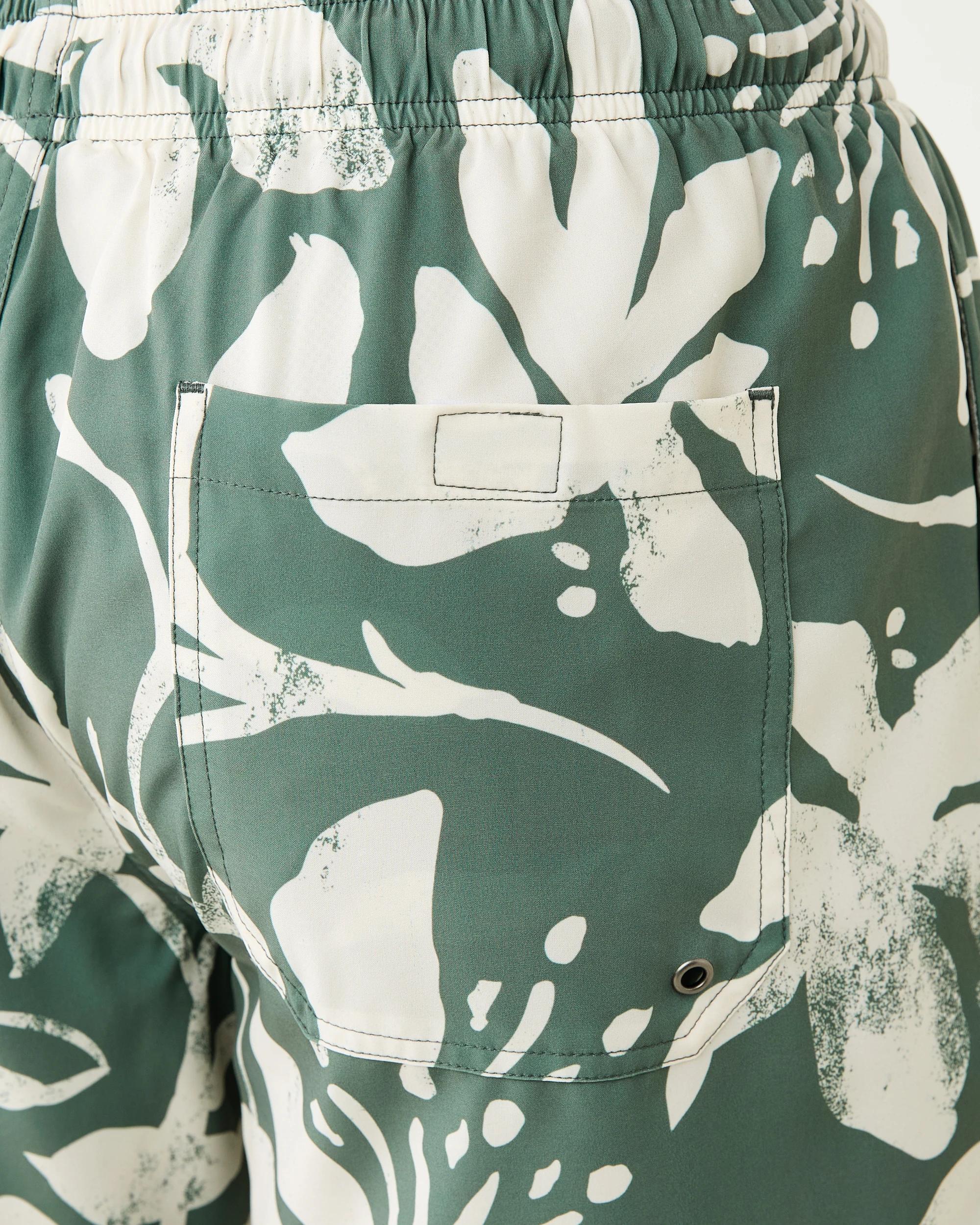 6 Regular Print Boardshorts Grn Troflo, 6 of 7