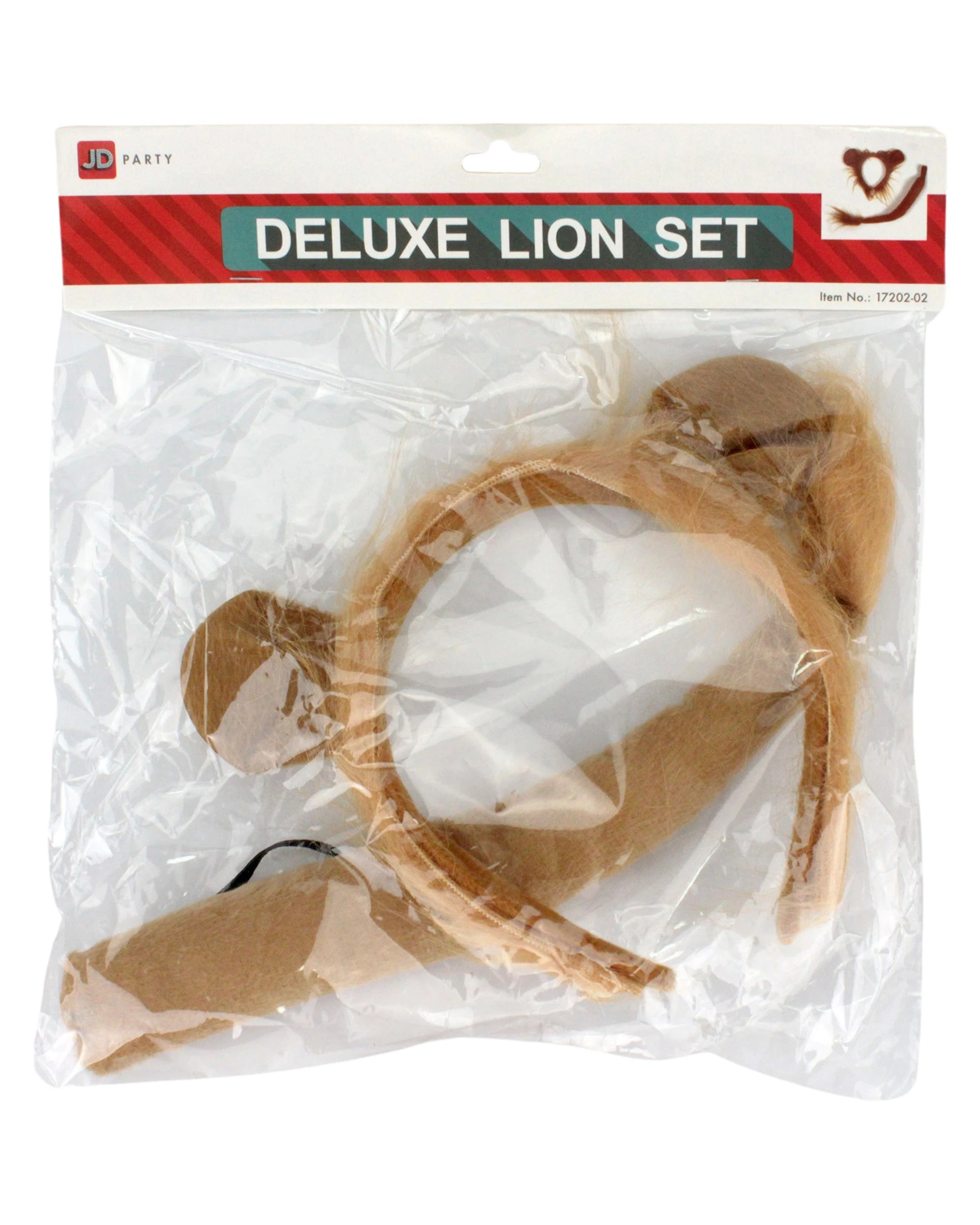 2 Partyrama Lion Ears and Tail Costume Set - Brown, 2 of 3