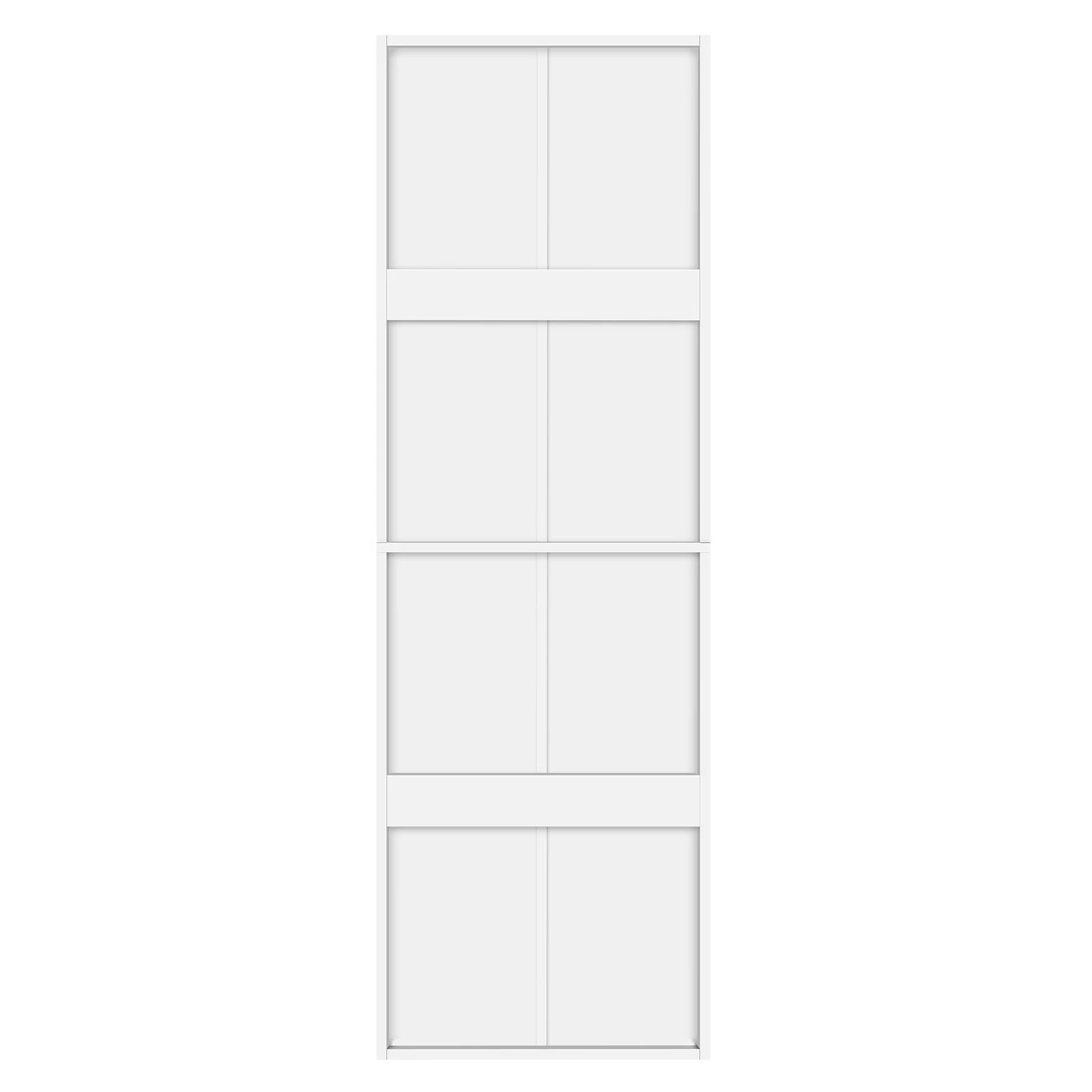 5 Alfordson Office Storage Cabinet 5 Shelves Bookcase Tallboy Bedroom - White, 5 of 9