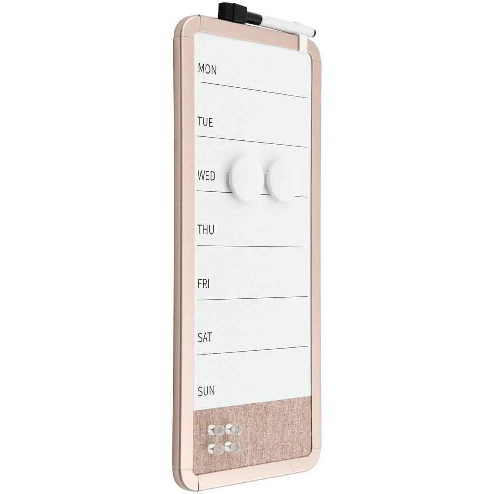 4 Otto Weekly Planner Board Fabric 175x405mm Rose Gold, 4 of 8