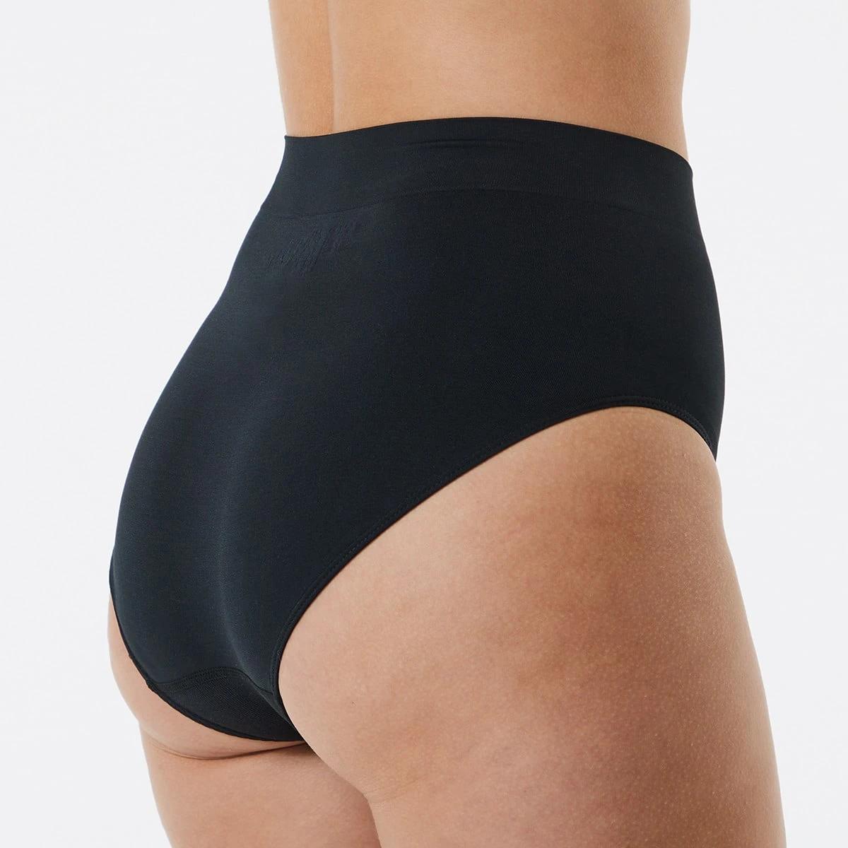 5 3 Pack Ultra Smooth Seamfree Full Briefs BLACK, 5 of 7