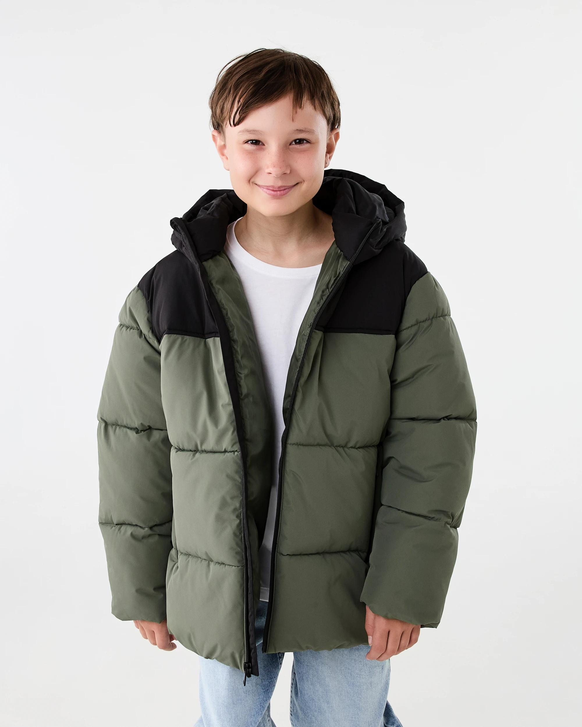 1 Premium Puffer Jacket Grn Beetle, 1 of 7