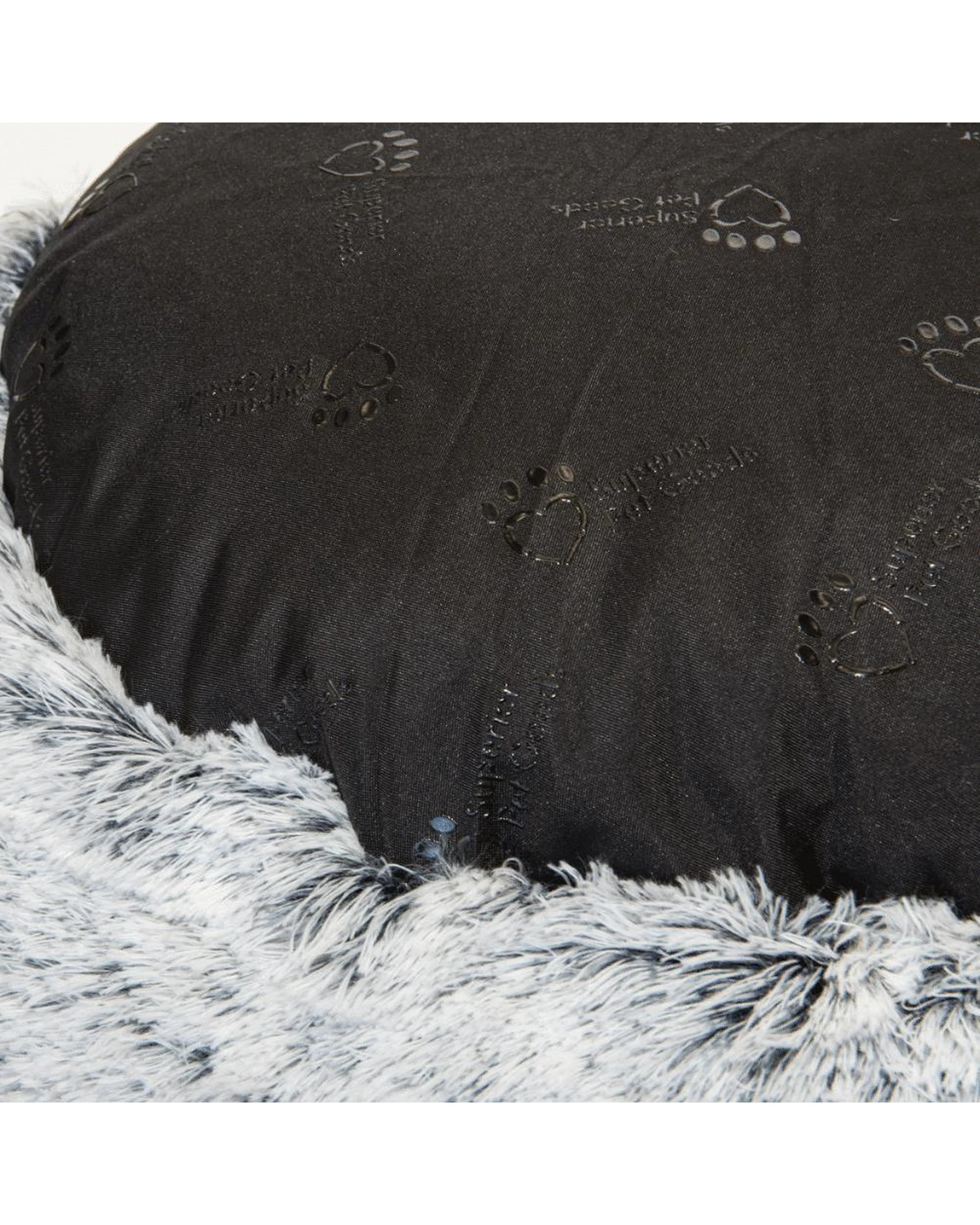 6 Superior Pet Curl Up Cloud Calming Pet Dog Bed Dove Grey Large, 6 of 6