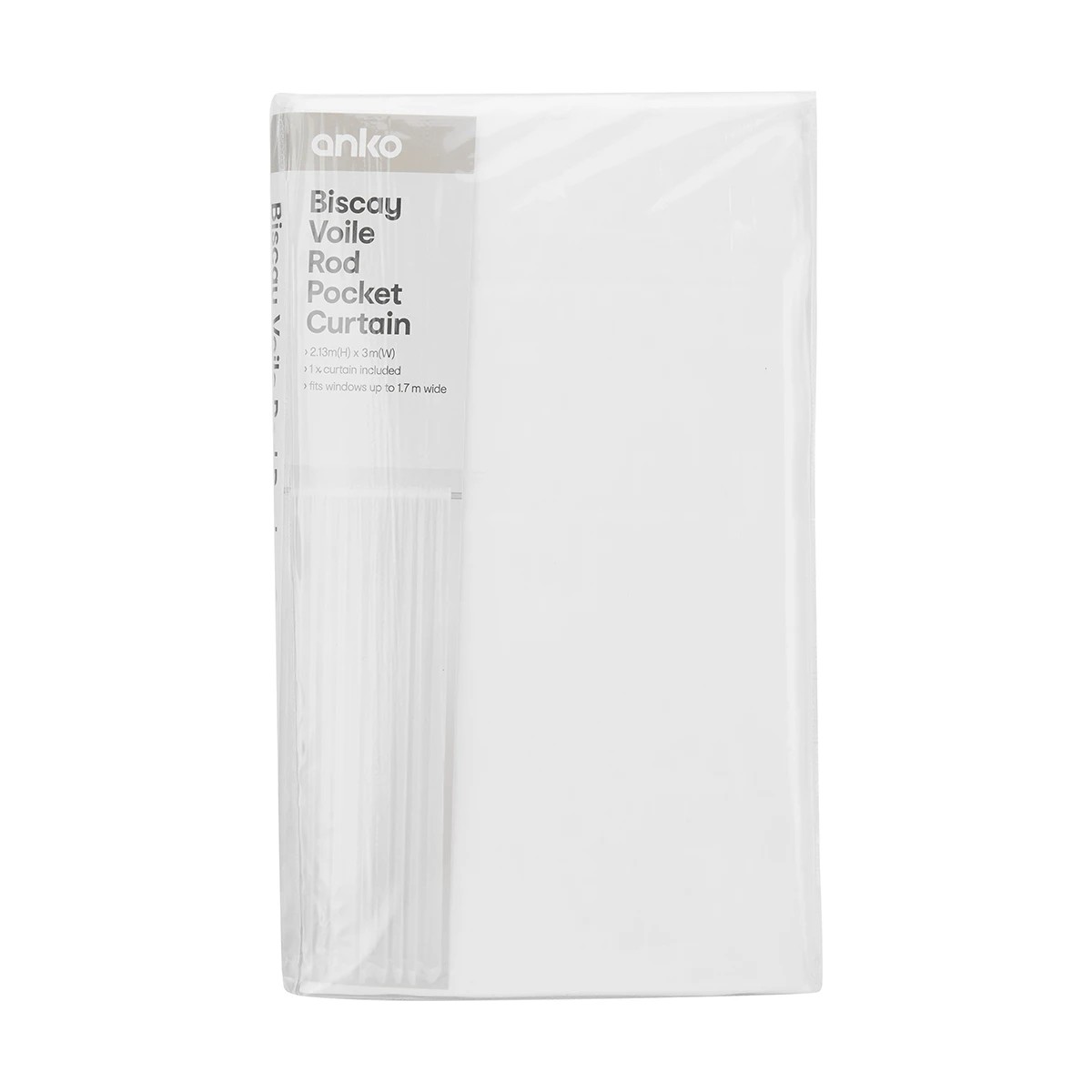 6 Biscay Voile Rod Pocket Curtain, 6 of 6