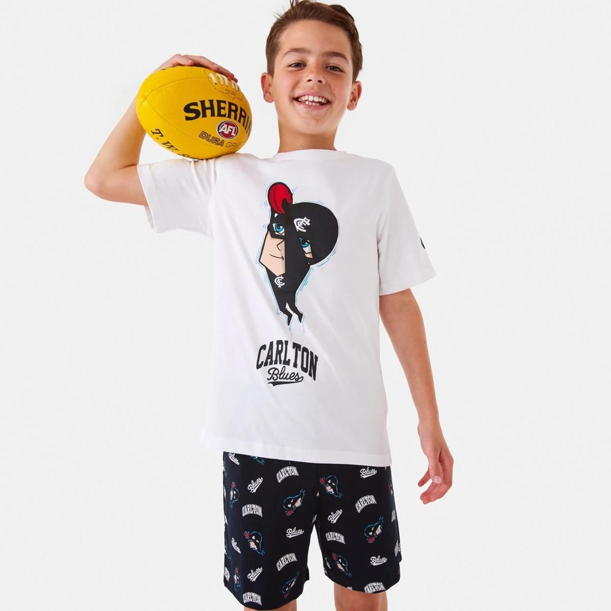 1 Active Kids AFL Pyjama Set Carlton, 1 of 10