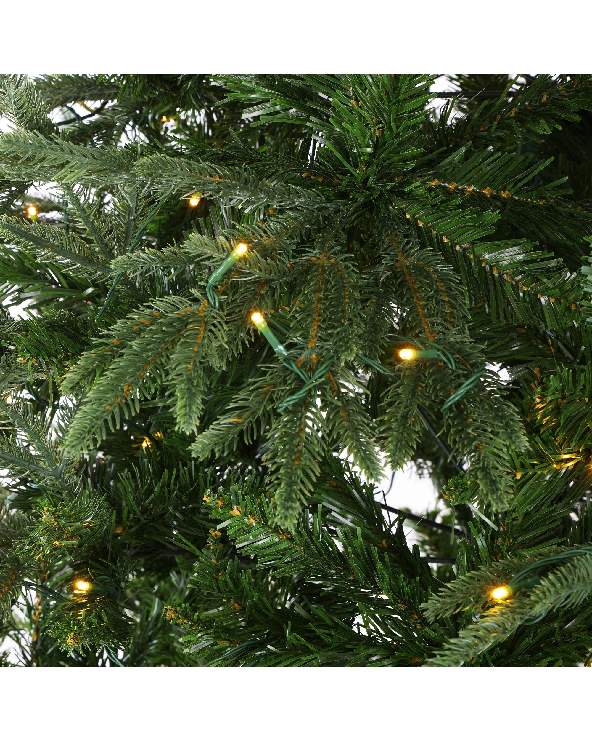 4 Christabelle 1.8m Prelit Everglow Fir Christmas Tree with 300 LED Lights - Green, 4 of 9