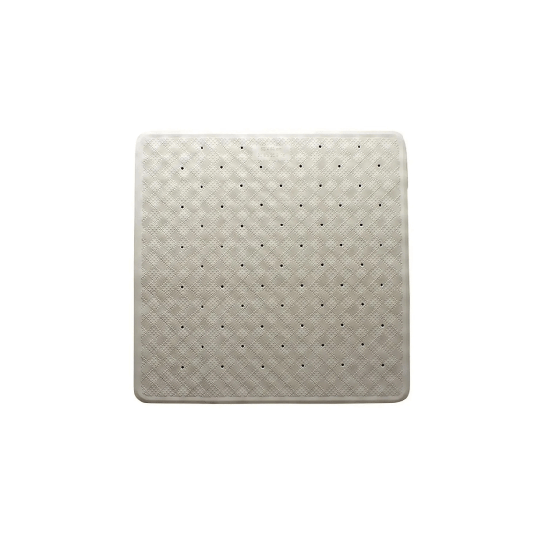 1 BR Home Square Anti Slip Loofah Shower Rug Non Slip Bathroom Bath Mat Water Drains Beige, 1 of 2