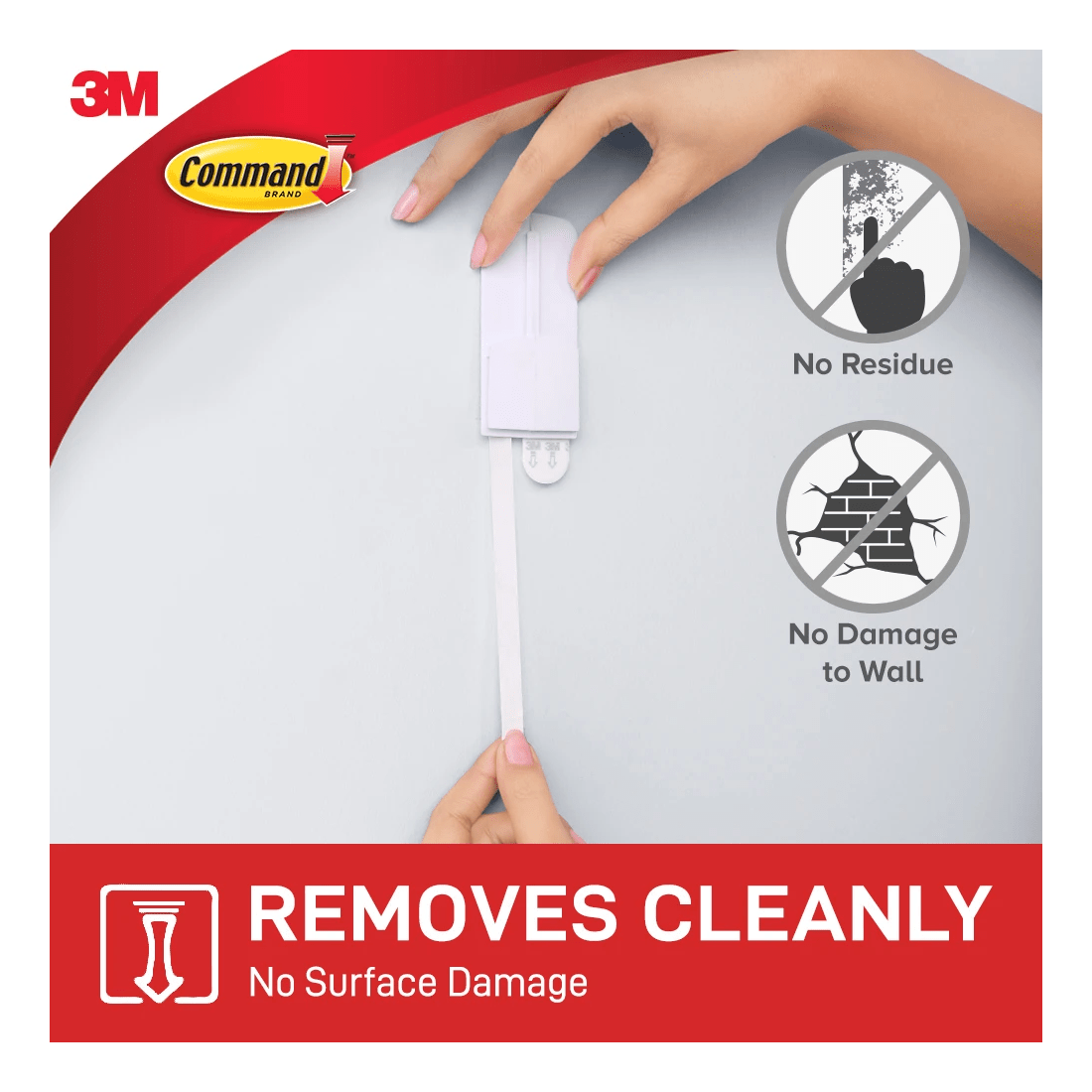 4 3M Command Mounting Hook Jumbo - White, 4 of 5