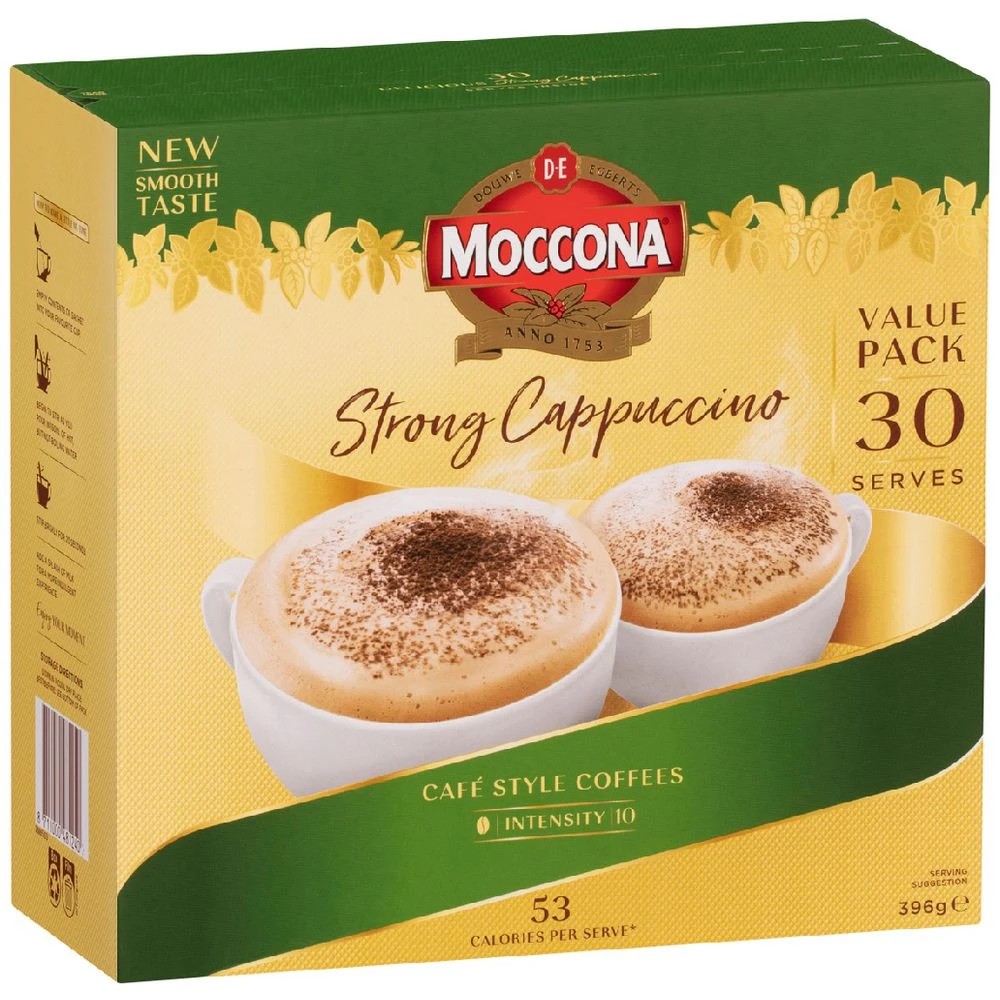 1 Moccona Strong Capuccino Sachets 30 Pack, 1 of 4
