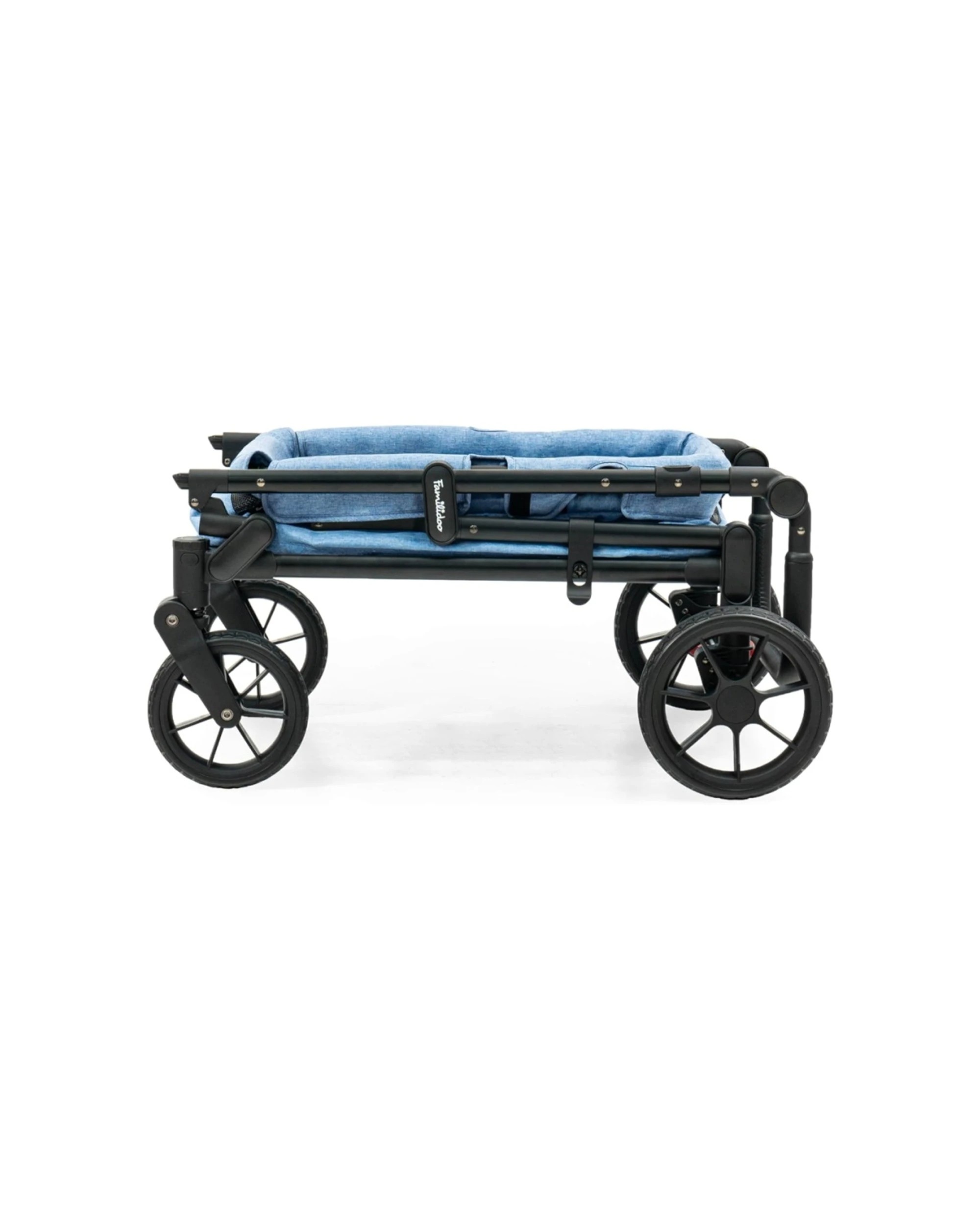 4 Playette Familidoo Q1 2.0 Wagon Stroller Lightweight Denim - Blue, 4 of 6
