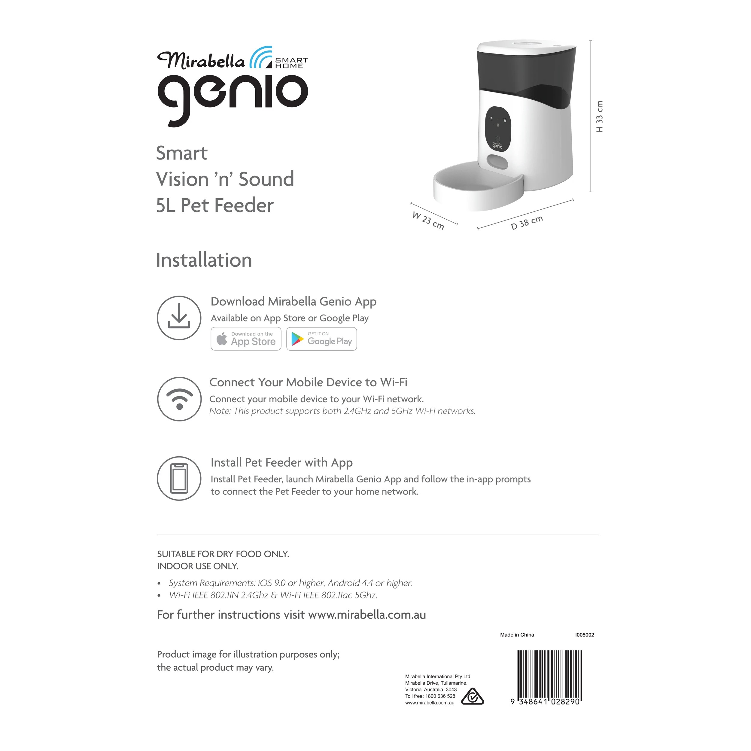 3 5L Pet Feeder with Camera, 3 of 10