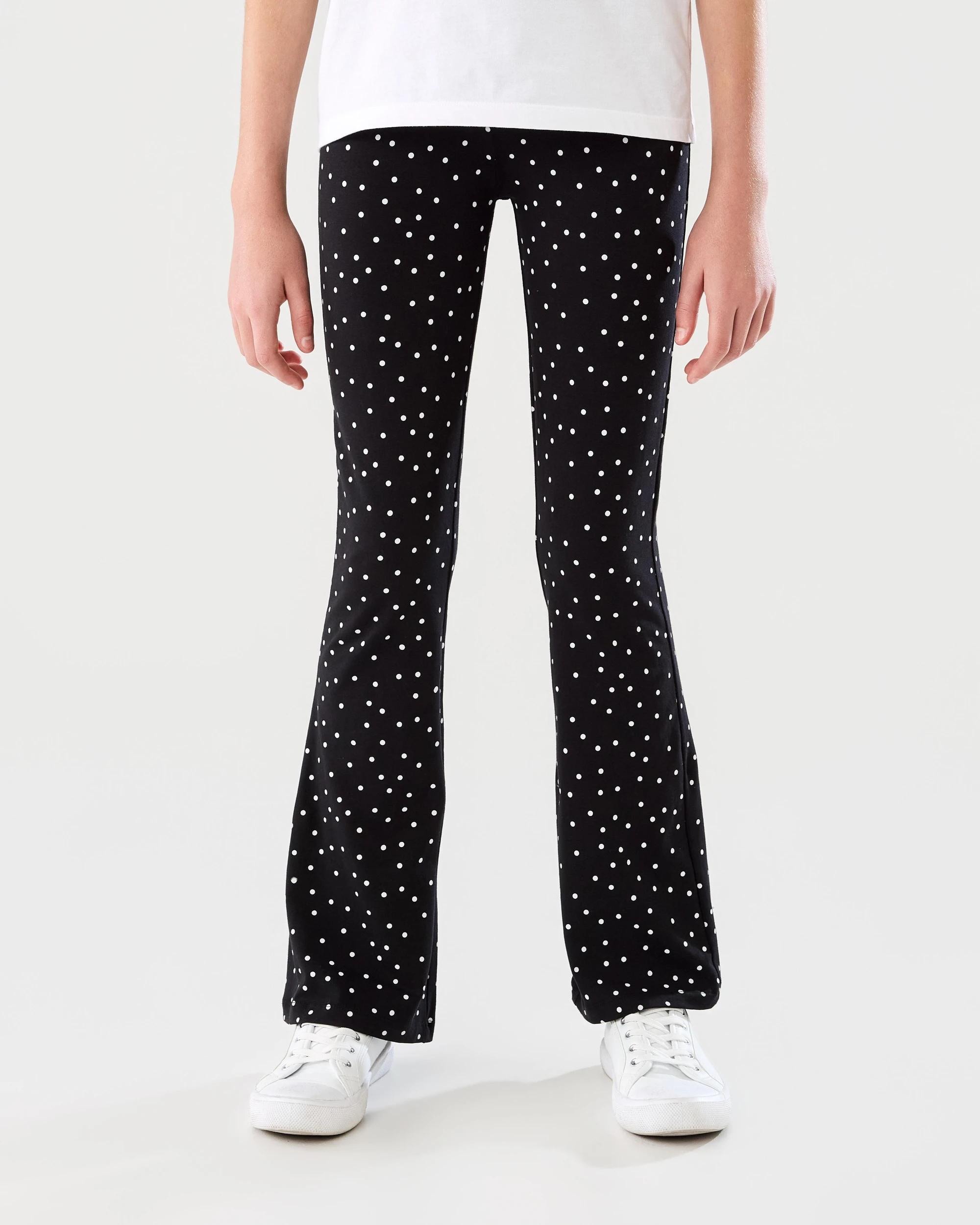 1 Print Flare Leggings Blck Spots, 1 of 6