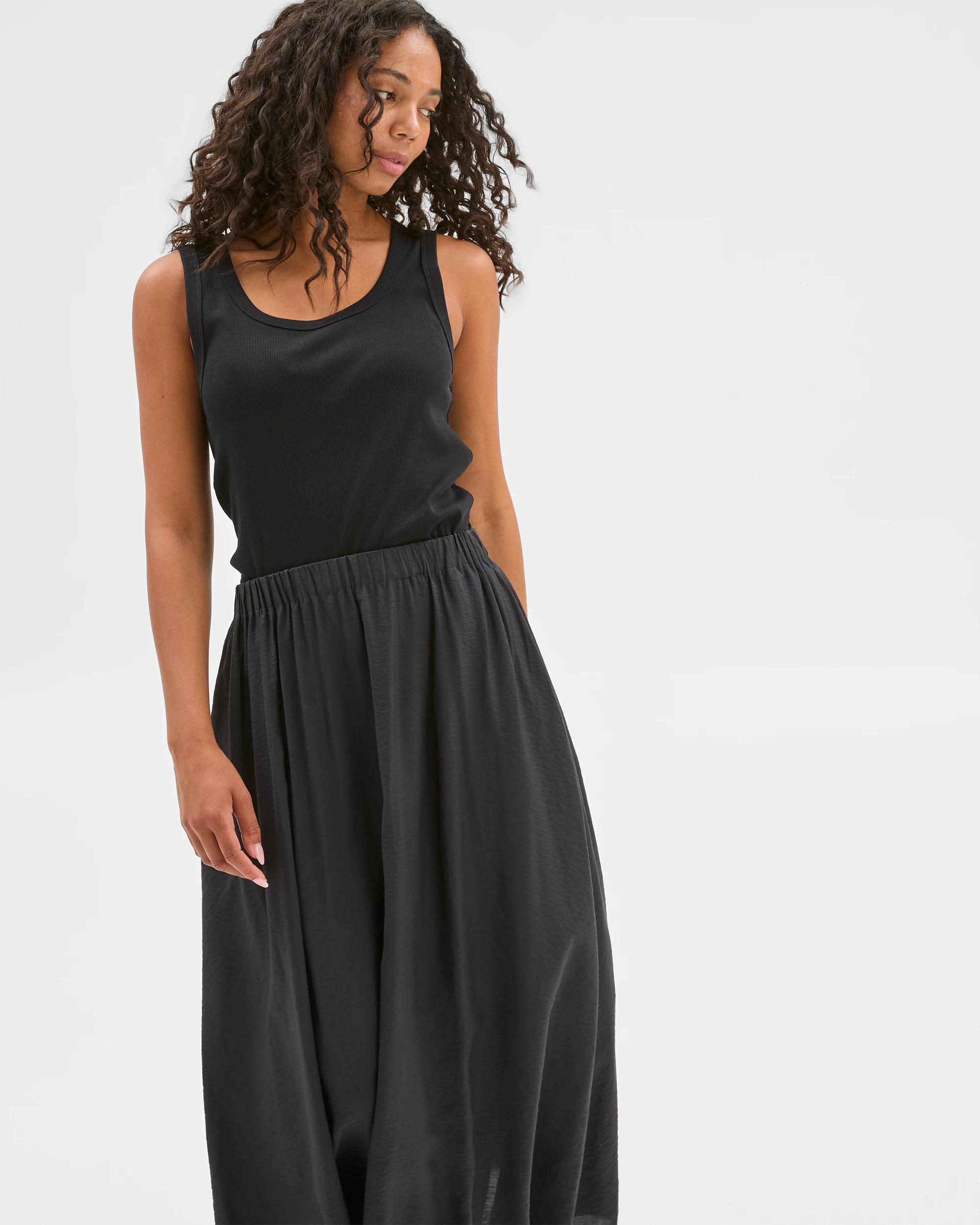 5 Target Pull On Maxi Skirt BLACK, 5 of 6