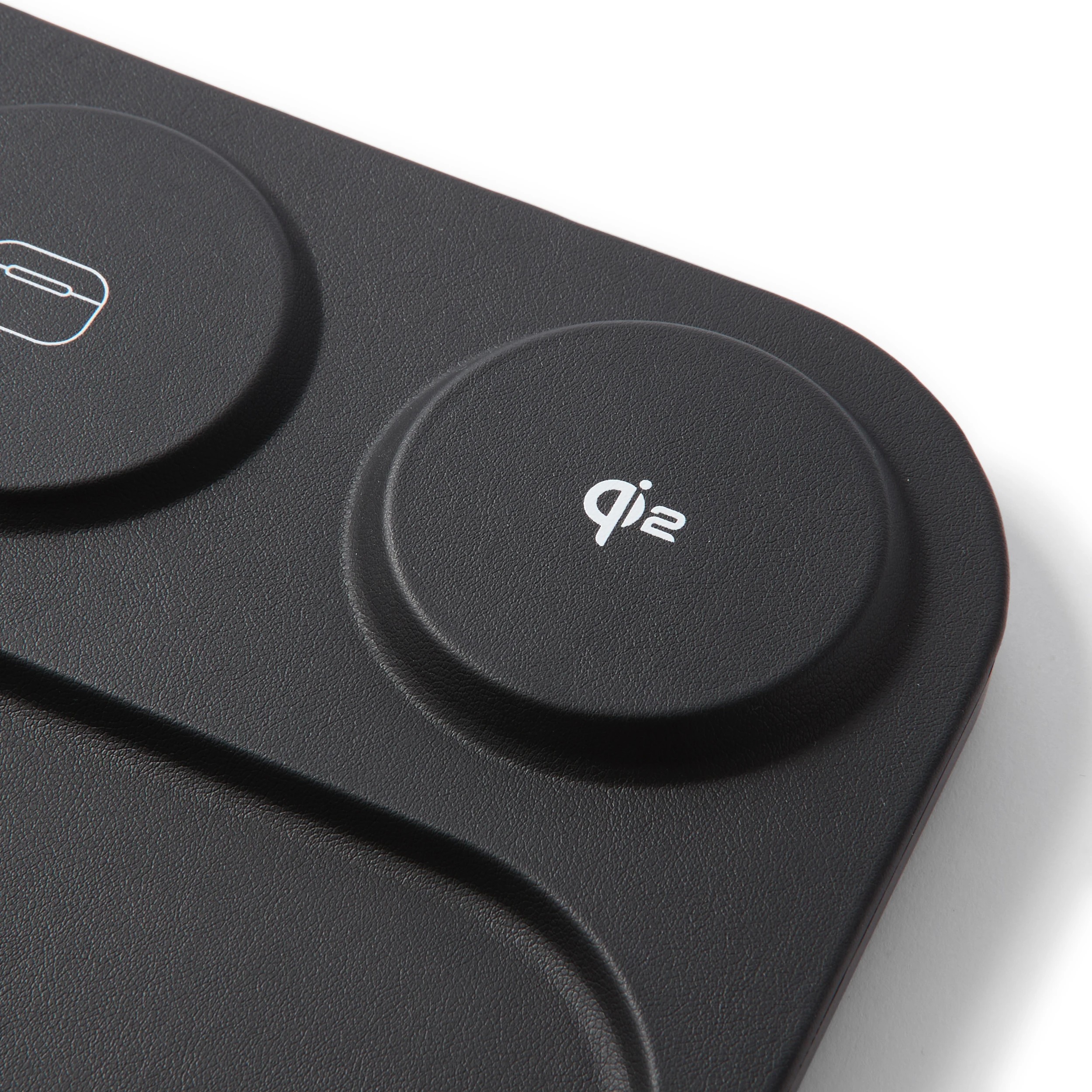 4 3-in-1 Wireless Charger Tray - Black, 4 of 8