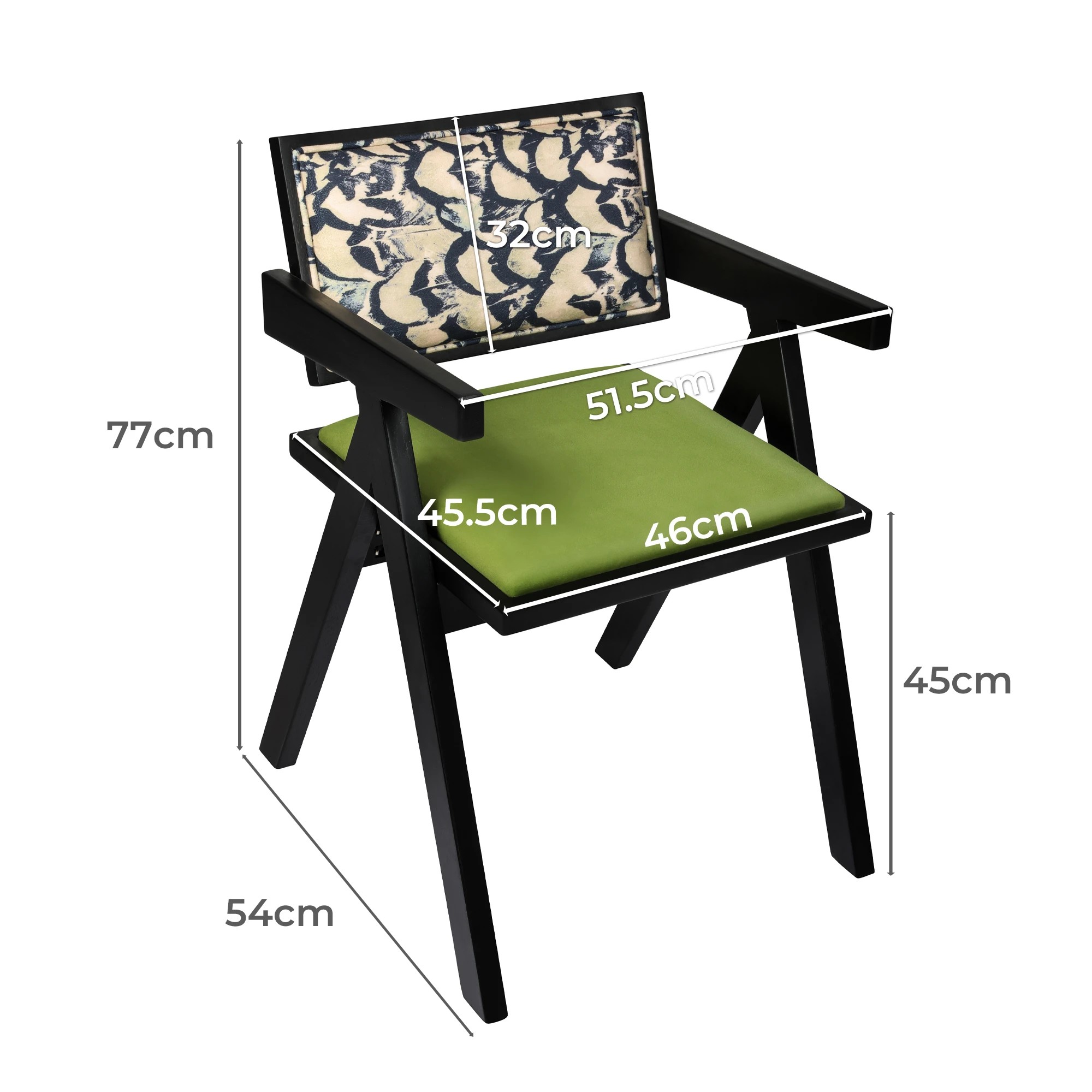 3 Levede 6x Dining Backrest Chairs - Black - Black, 3 of 9