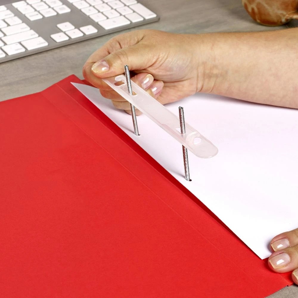 7 Avery Spiral Spring File Foolscap Red with Black Print, 7 of 7