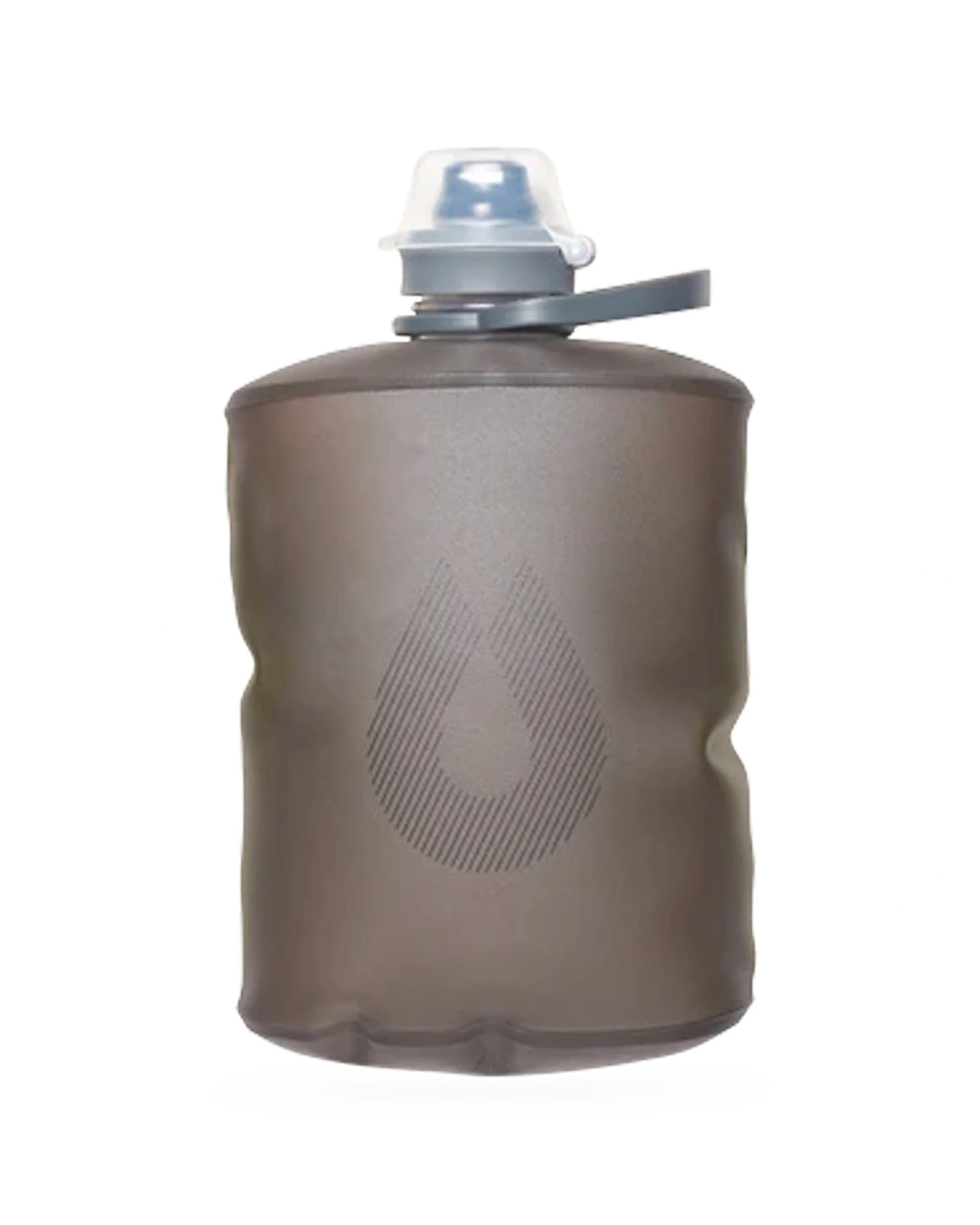 1 Hydrapak Stow 500ml Flexible Drink Bottle Mammoth Self Sealing Nozzle TPU - Grey, 1 of 1