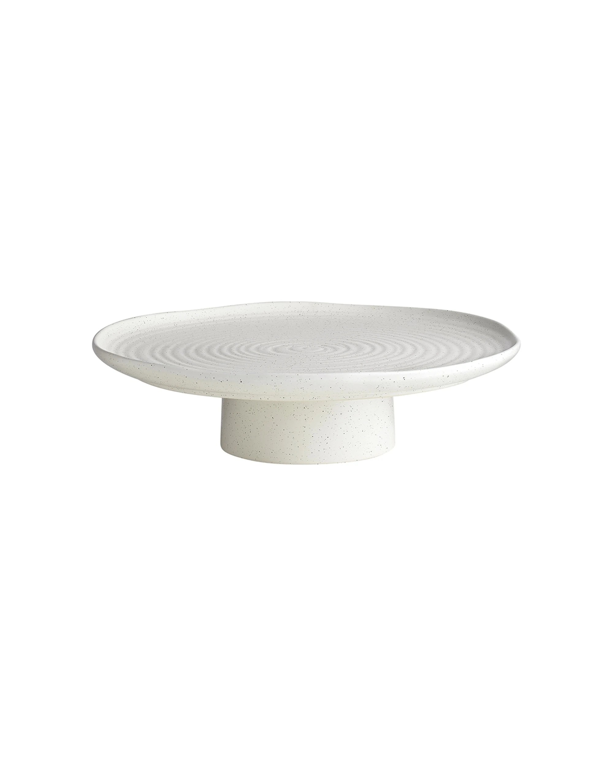 1 Ecology Ottawa 32x8.5cm Footed Stoneware Cake Stand Matte Reactive Glaze, 1 of 4