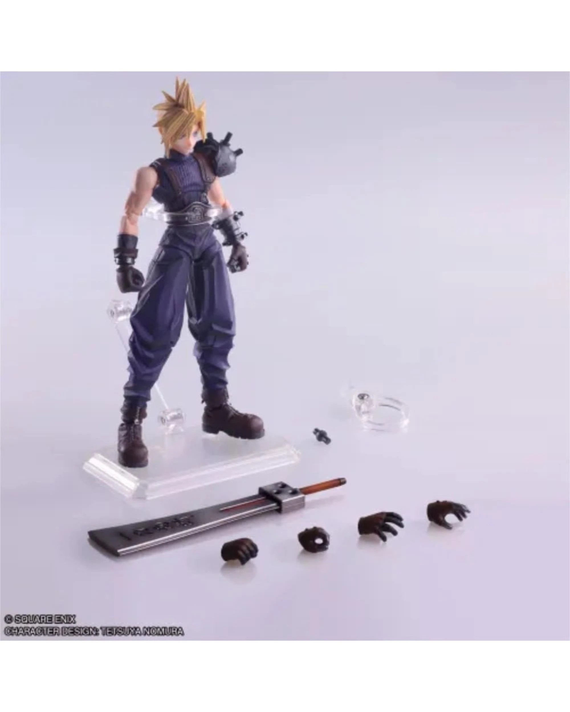 5 Bring Arts Final Fantasy VII Cloud Strife Hardedge Version Figure, 5 of 5