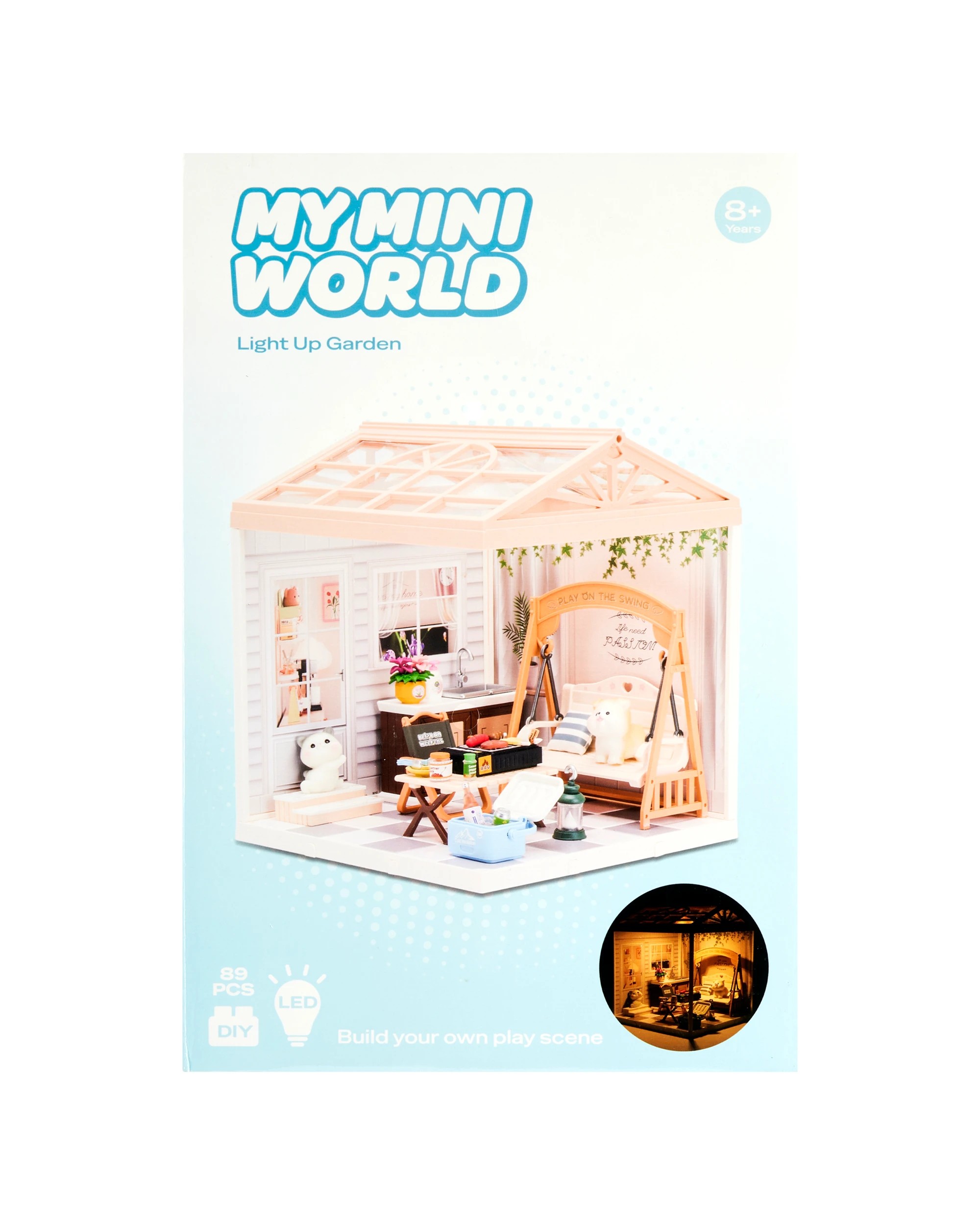 1 89 Piece My Mini World Light Up Garden Playset, 1 of 2