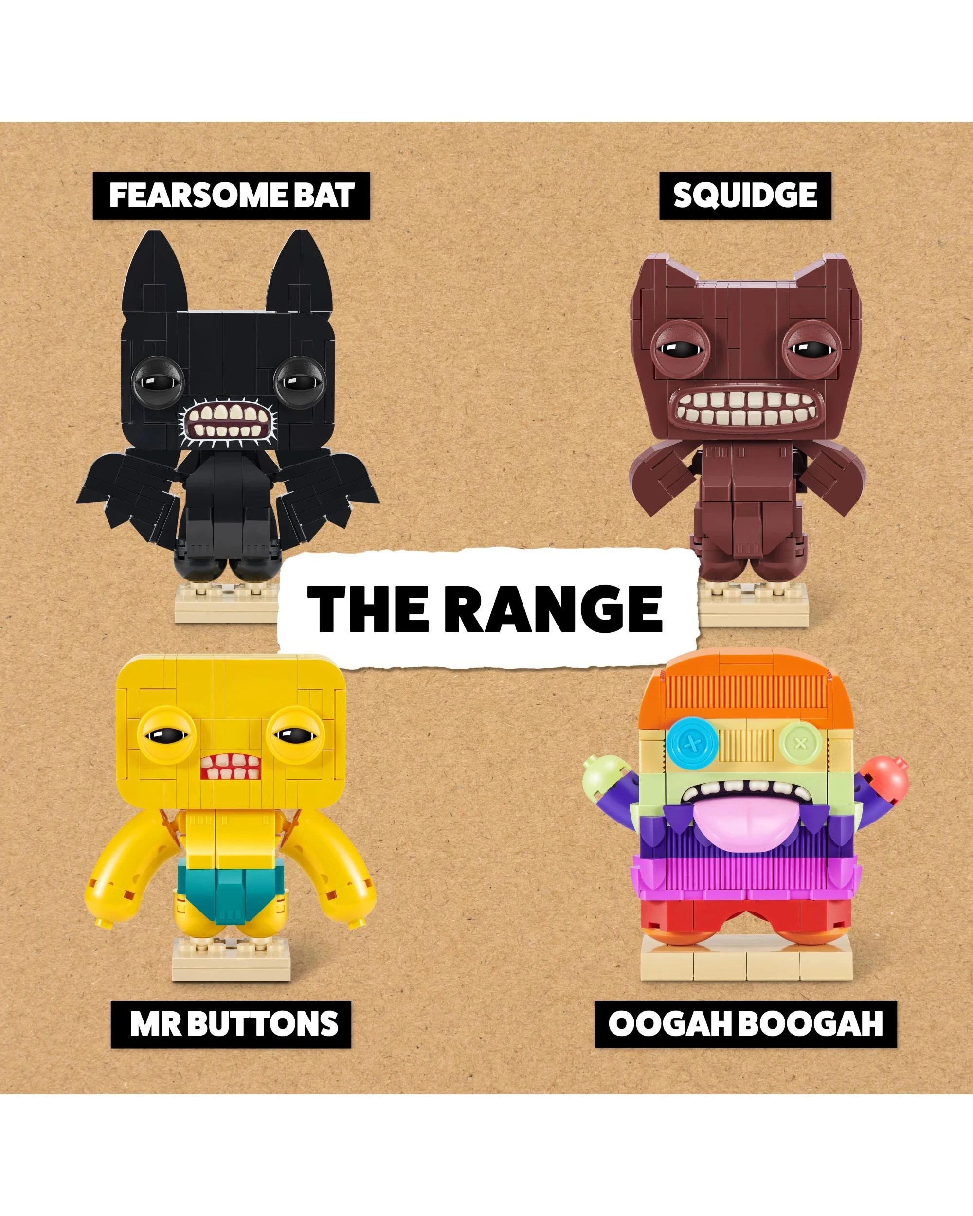 9 Max Build More Premium Fugglers Building Bricks Collection By Zuru - Assorted - Multi, 9 of 10