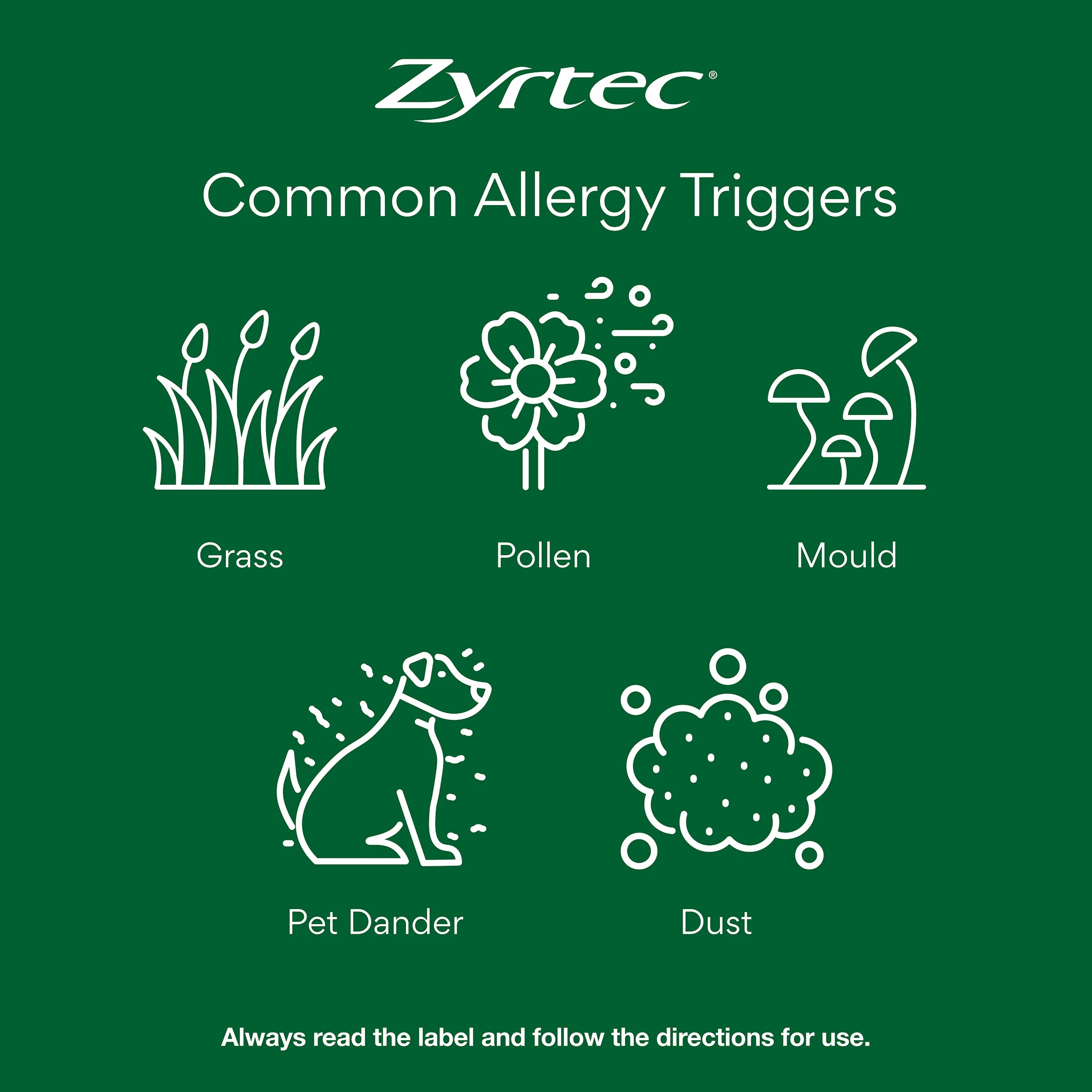 8 10 Pack Zyrtec Rapid Acting Hayfever Allergy Relief Antihistamine Liquid Capsules, 8 of 10
