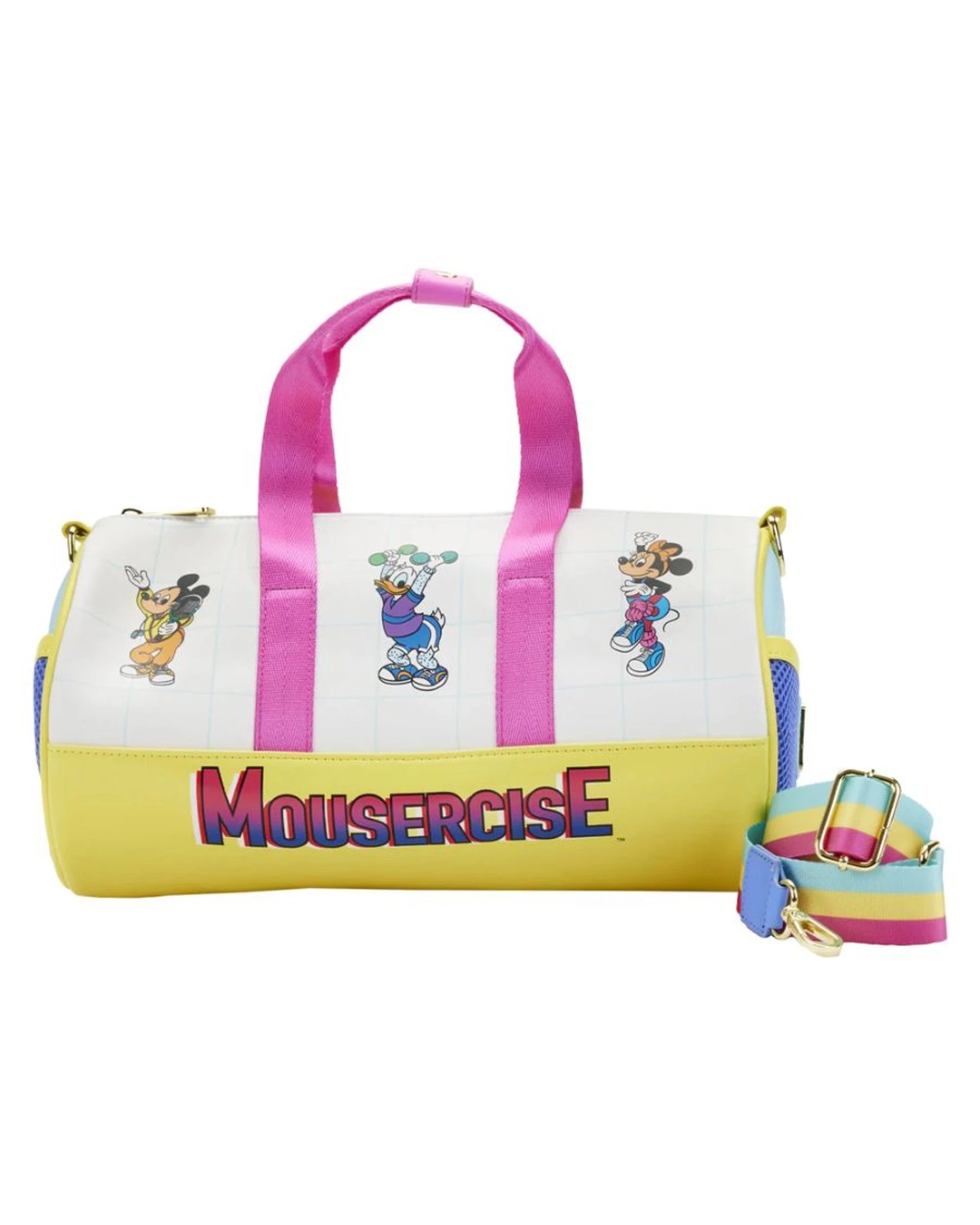 2 Loungefly Disney Mousercise Duffle Bag, 2 of 6