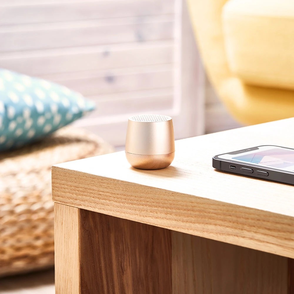 6 Lexon Mino+ Mini Bluetooth Speaker - Gold, 6 of 7