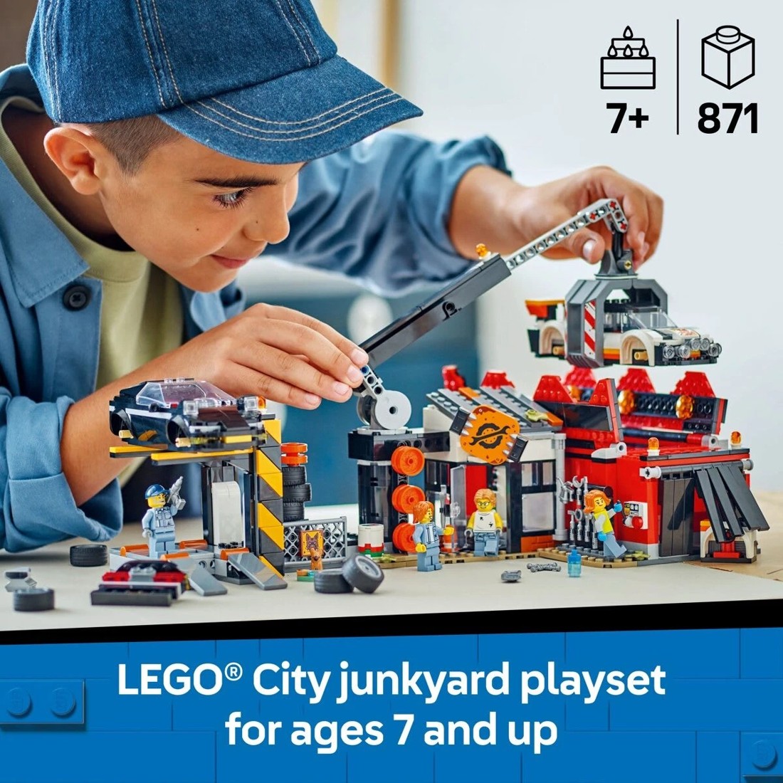 5 LEGO City Scrapyard with Cars 60472, 5 of 10