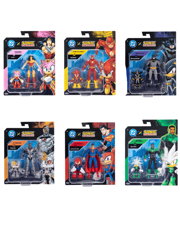 DC x Sonic The Hedgehog Multipack Set - Assorted