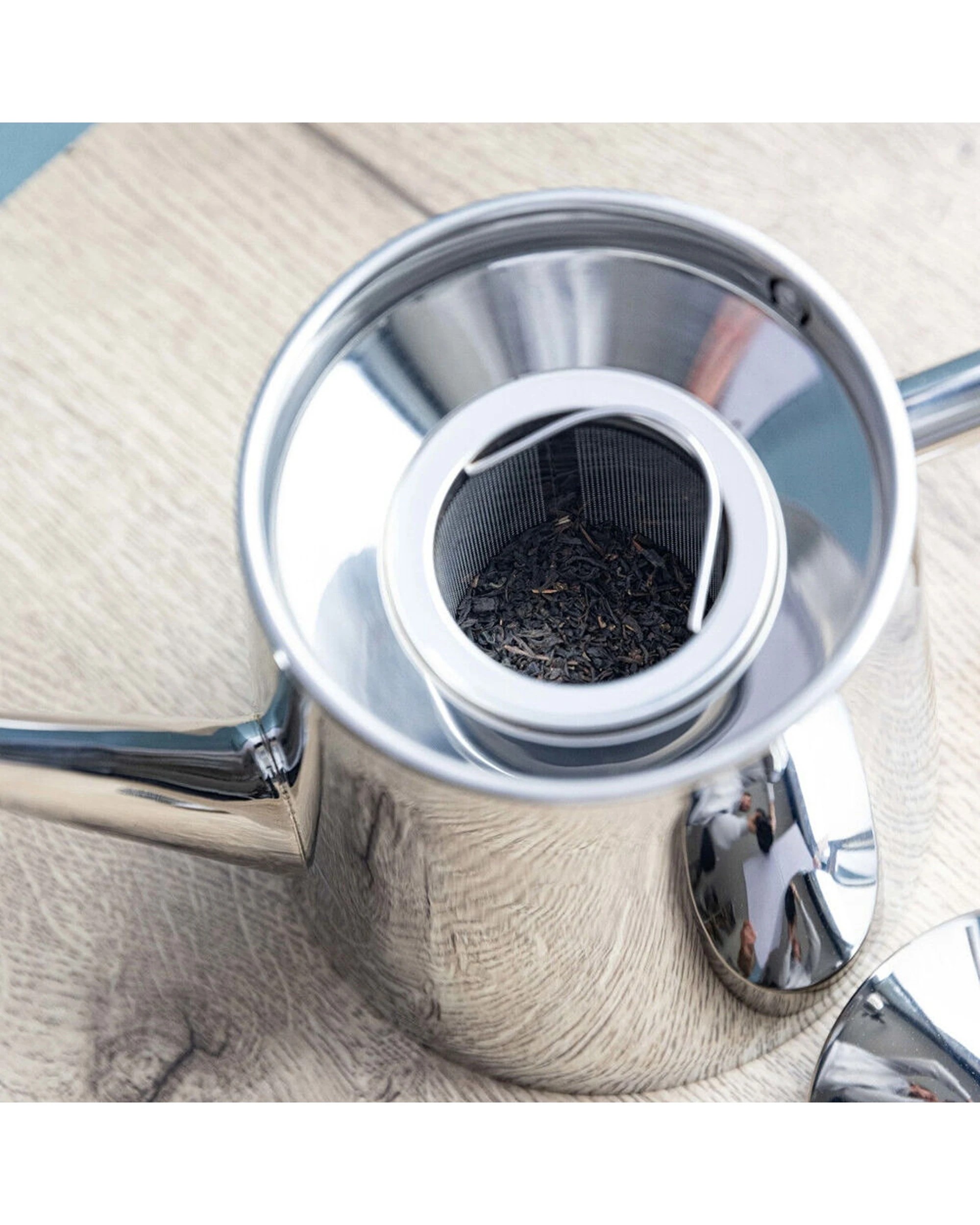 6 La Cafetiere 23cm 1.5L Stainless Steel Teapot With Infuser - Silver, 6 of 7