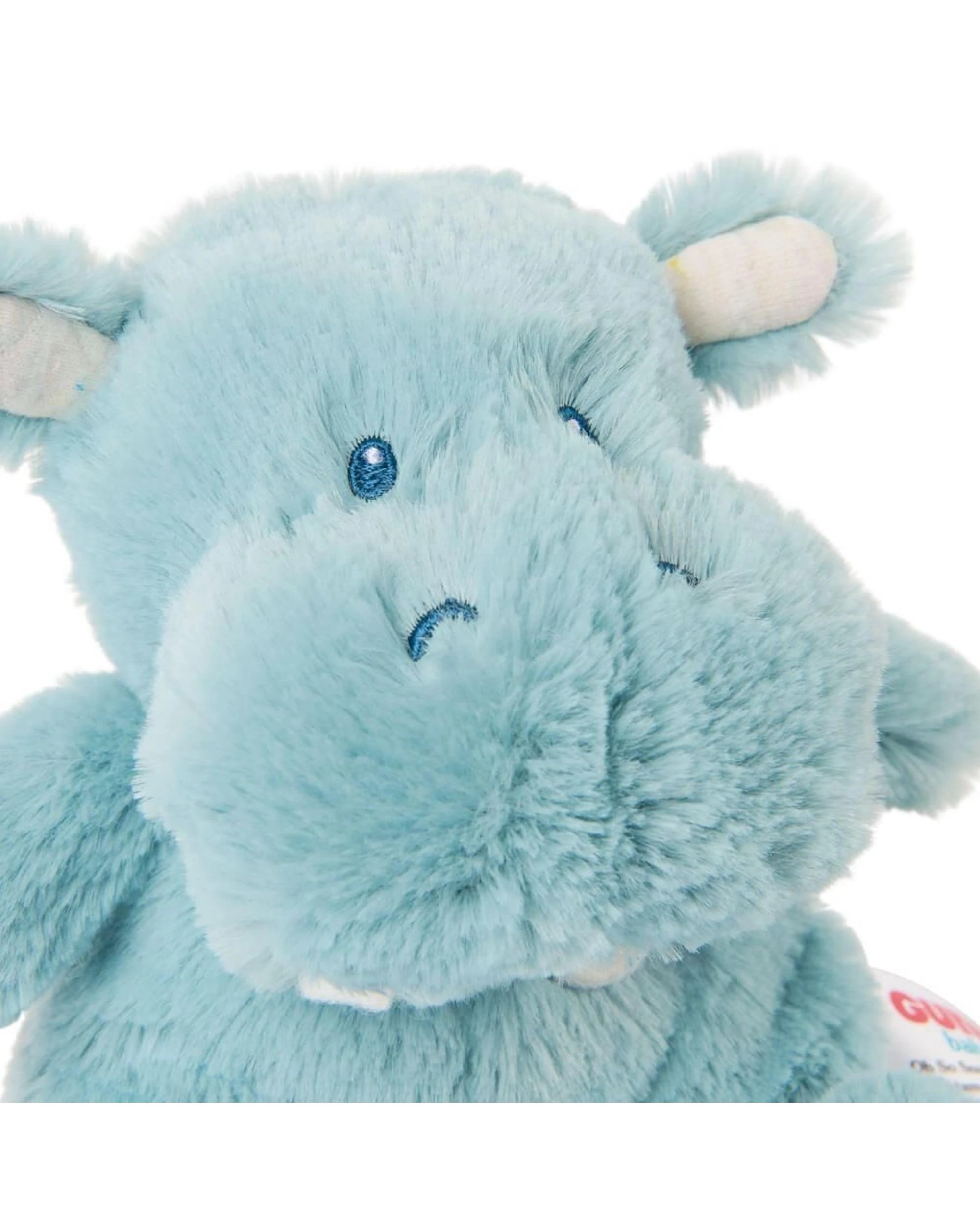 3 Gund Oh So Snuggly Littles Hippo 16cm Plush, 3 of 3