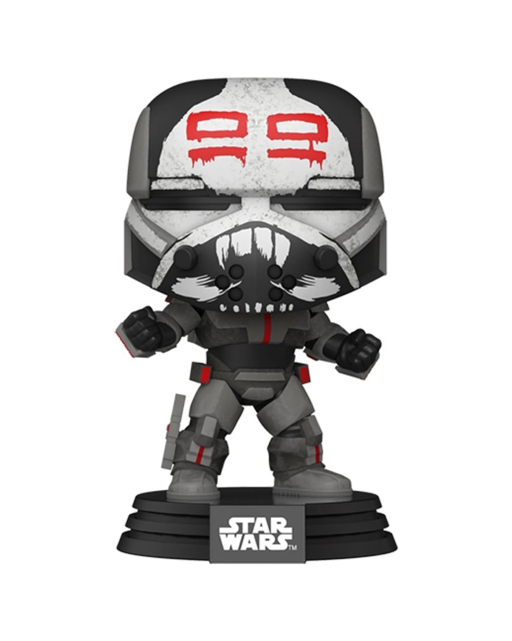 1 Pop Vinyl Figurine Star Wars The Clone Wars - Wrecker - Pop Vinyl Toy 10cm - Grey, 1 of 3