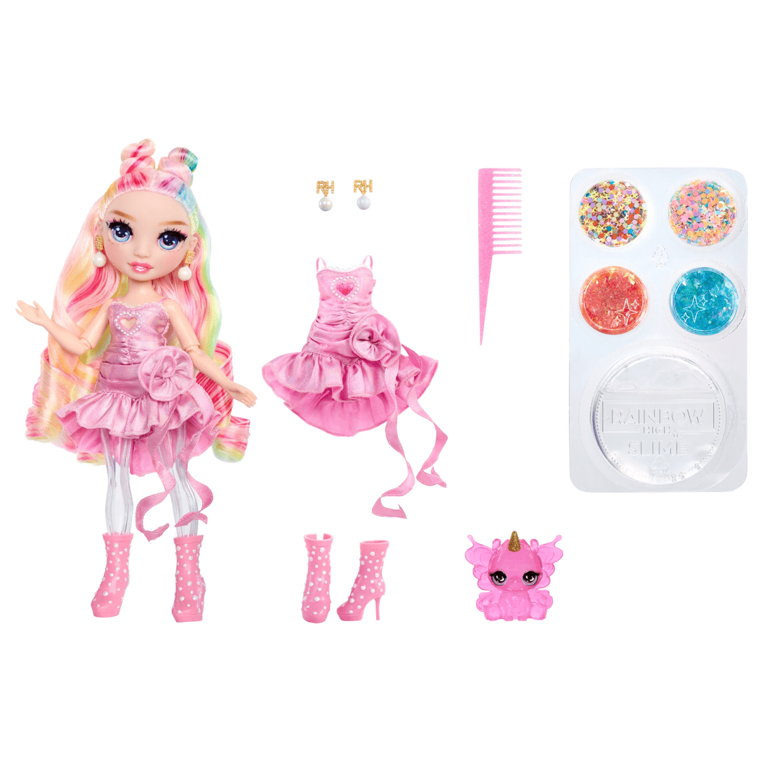 3 Rainbow High Rainbow Shimmers Fashion Doll - Bella, 3 of 7