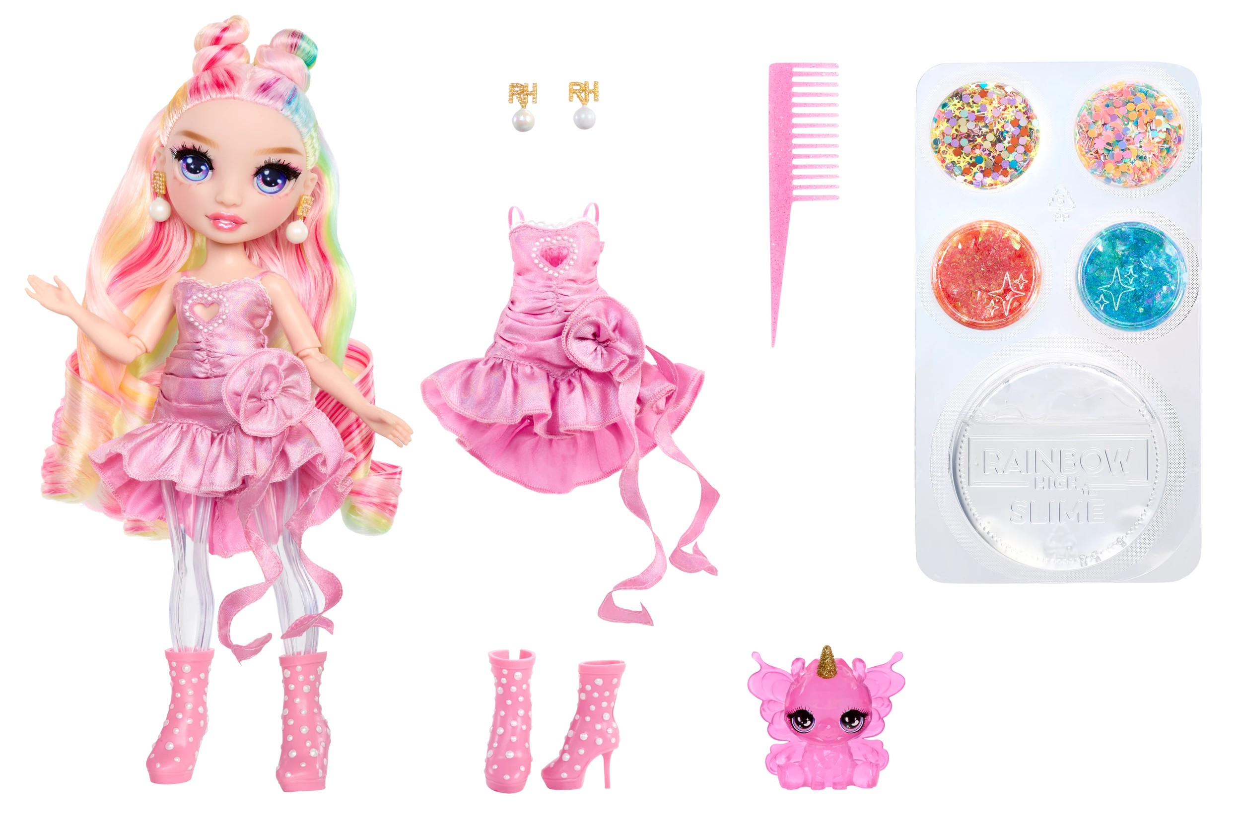 3 Rainbow High Rainbow Shimmers Fashion Doll - Bella, 3 of 7