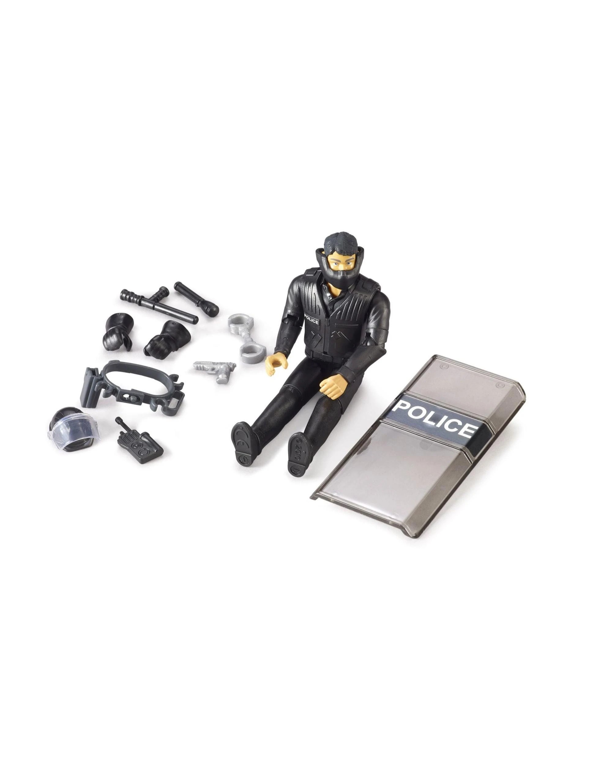 4 Bruder Bworld Emergency Special Forces Police Officer Figure, 4 of 4