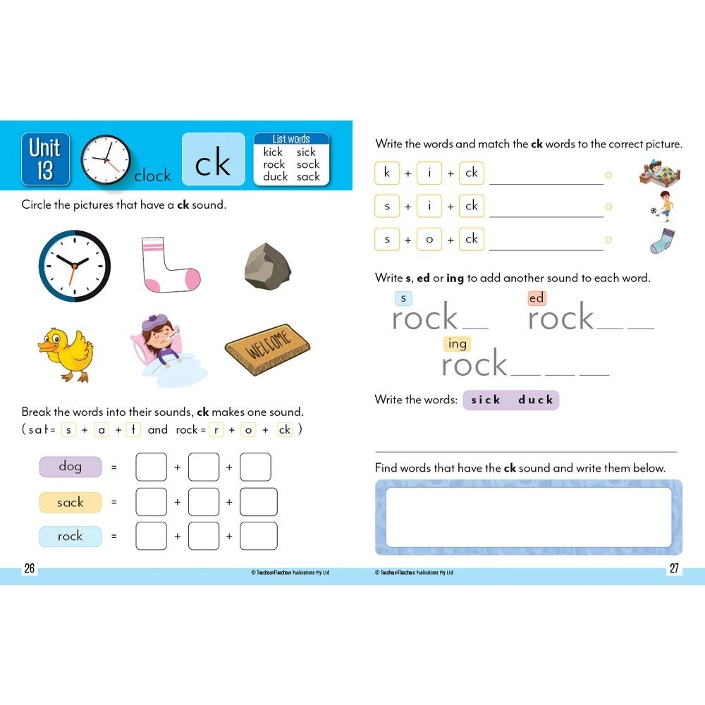 2 Structured Synthetic Phonics & Spelling F, 2 of 2