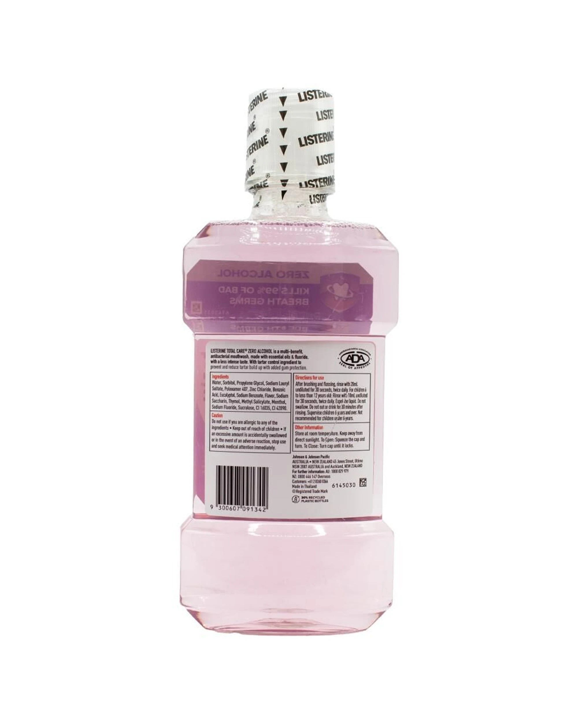 3 Listerine Antibacterial Mouthwash Total Care Mild Taste 4PK 10-In-1 750ml - Multi, 3 of 3