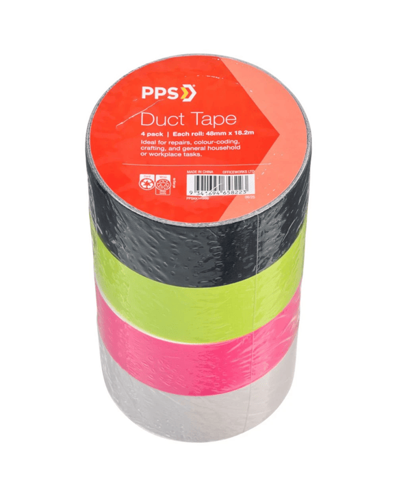 PPS Duct Tape 48x18.2m 4 Pack