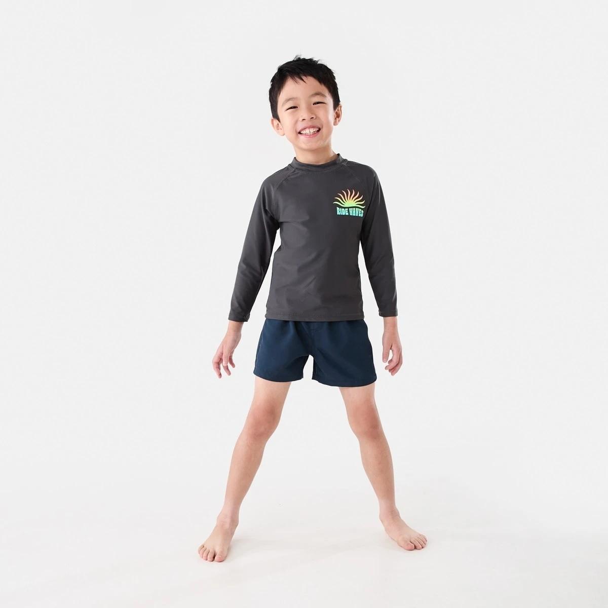 4 Plain Boardshorts DRESS BLUE, 4 of 5